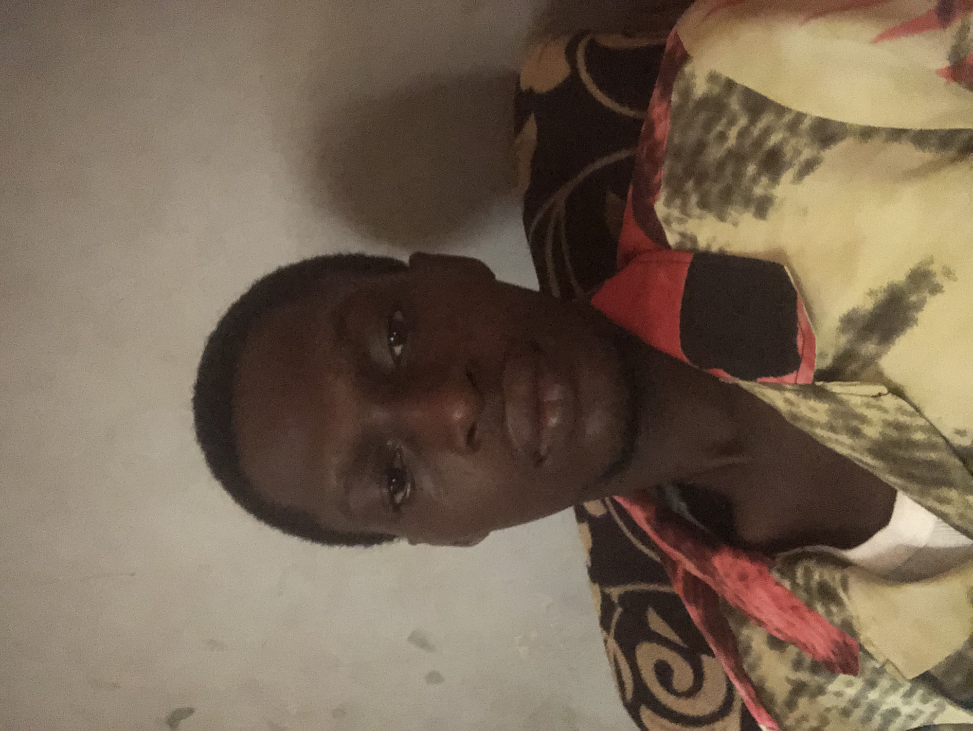 Blurry portrait of young person captured by witness