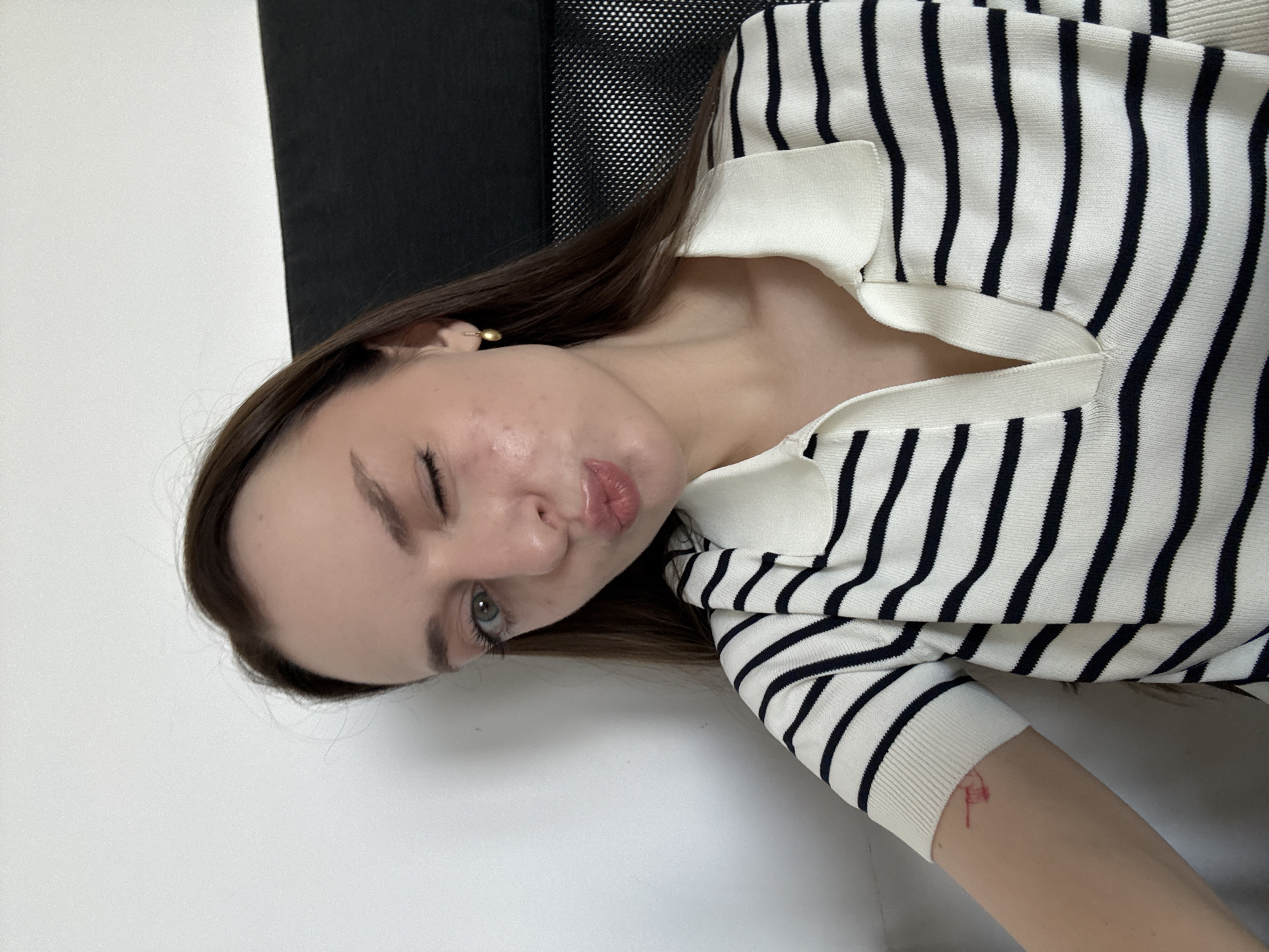 Playful close-up shot in a Belgrade interior
