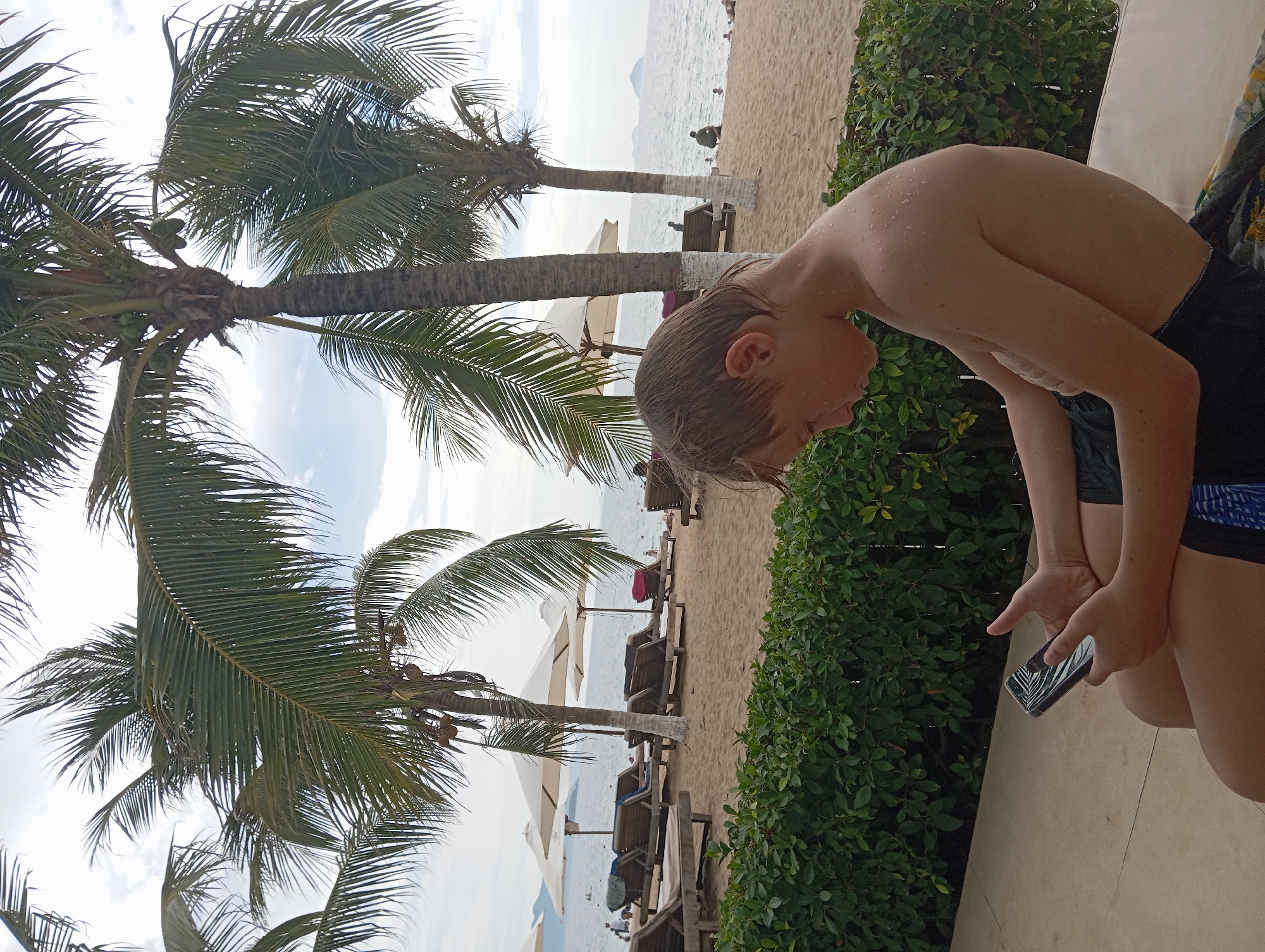 Lazy morning at a Nha Trang beach resort and surroundings