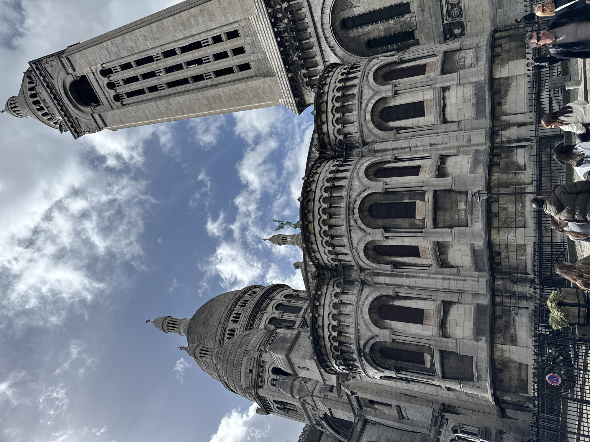 Tourist captures multiple views of Sacré-Cœur Basilica in Paris