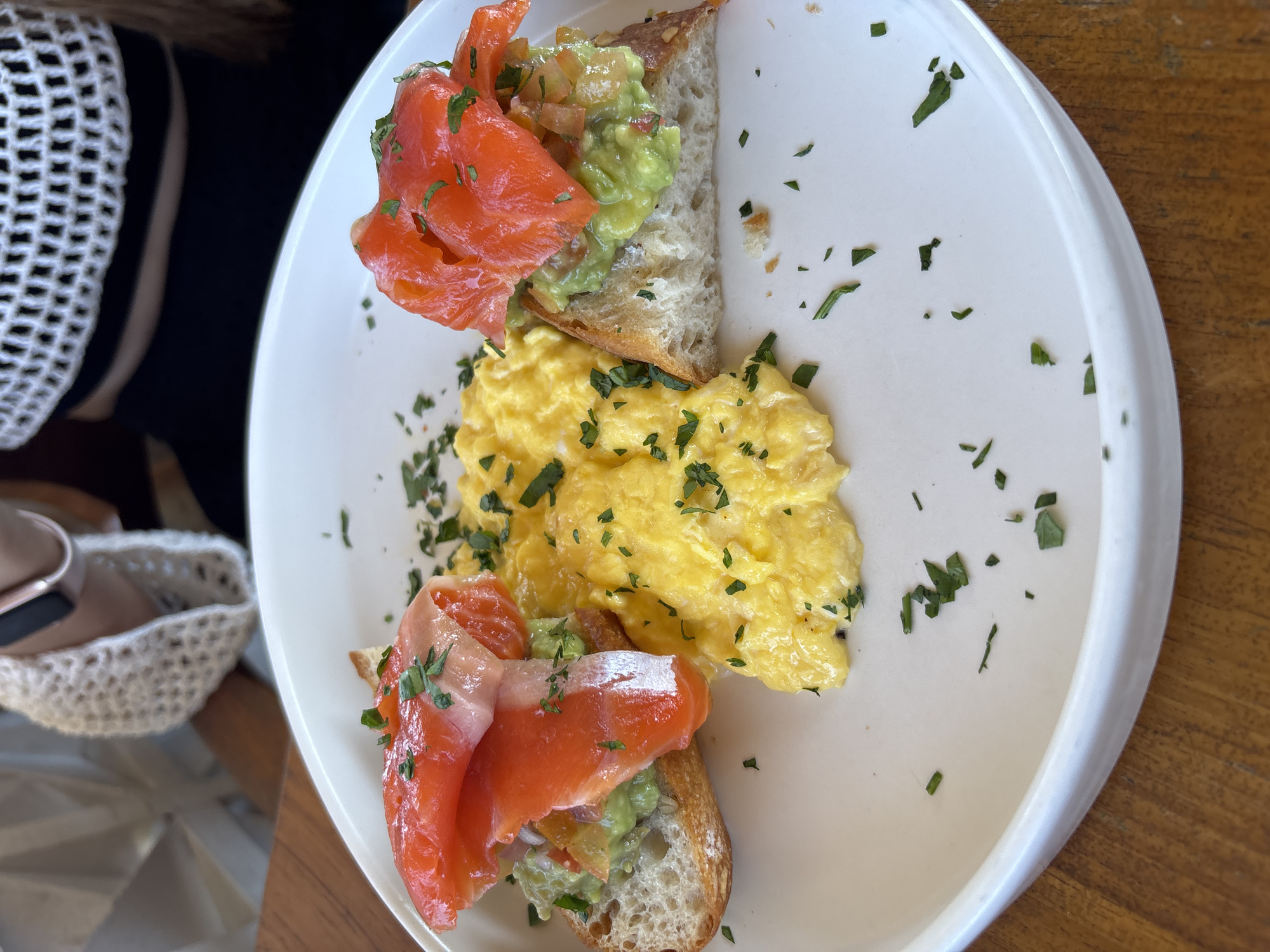Morning breakfast documented at Kuta Selatan cafe