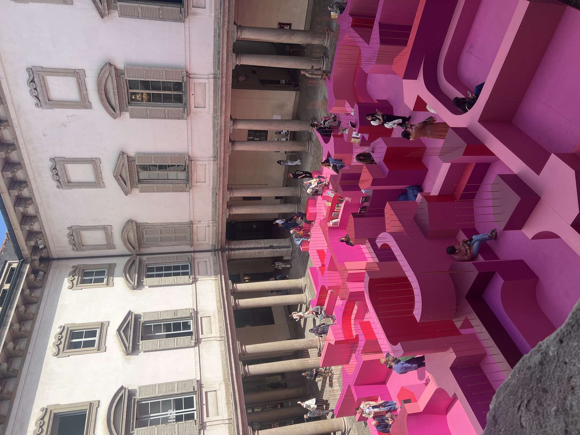 Contemporary art exhibition opens in historic Milan palace