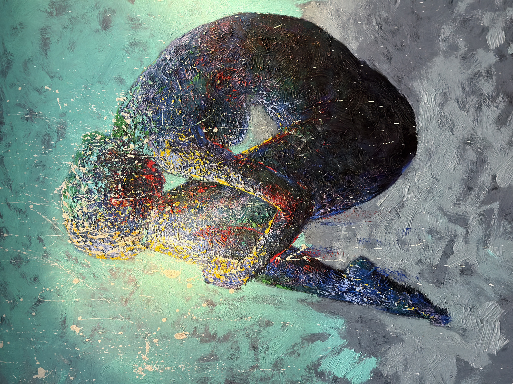 Art exhibition featuring Vietnamese and Buddhist paintings documented in Hanoi