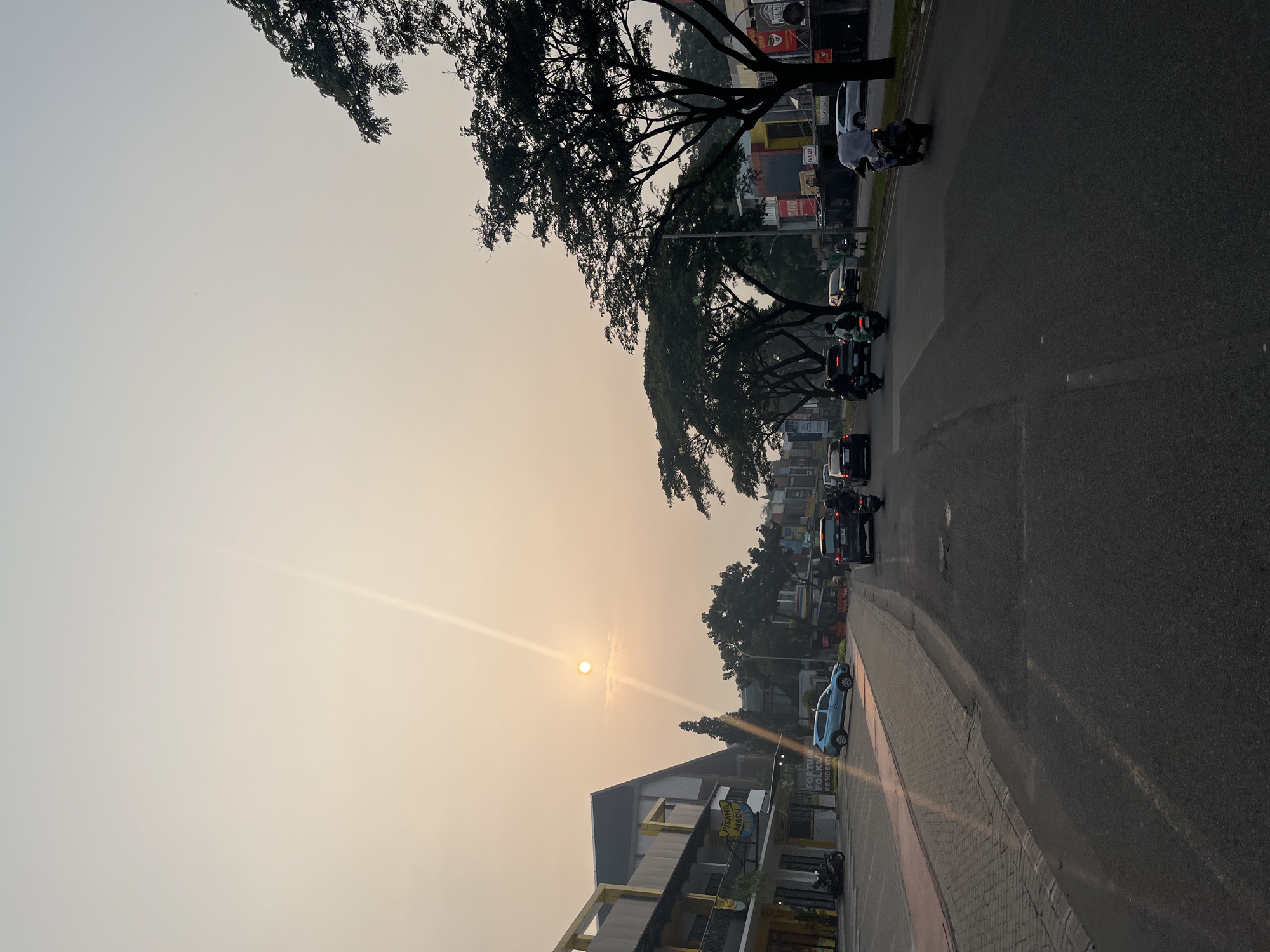 Morning scenes documented across Tangerang, Indonesia include street, home