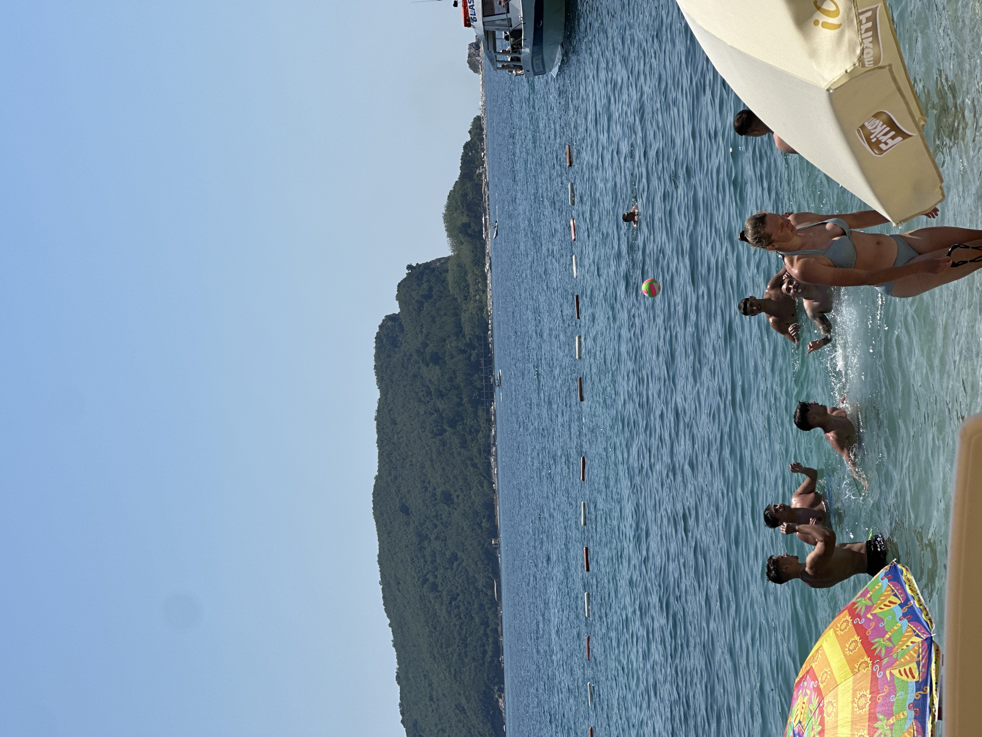 Summer morning scenes across Budva's beaches and streets