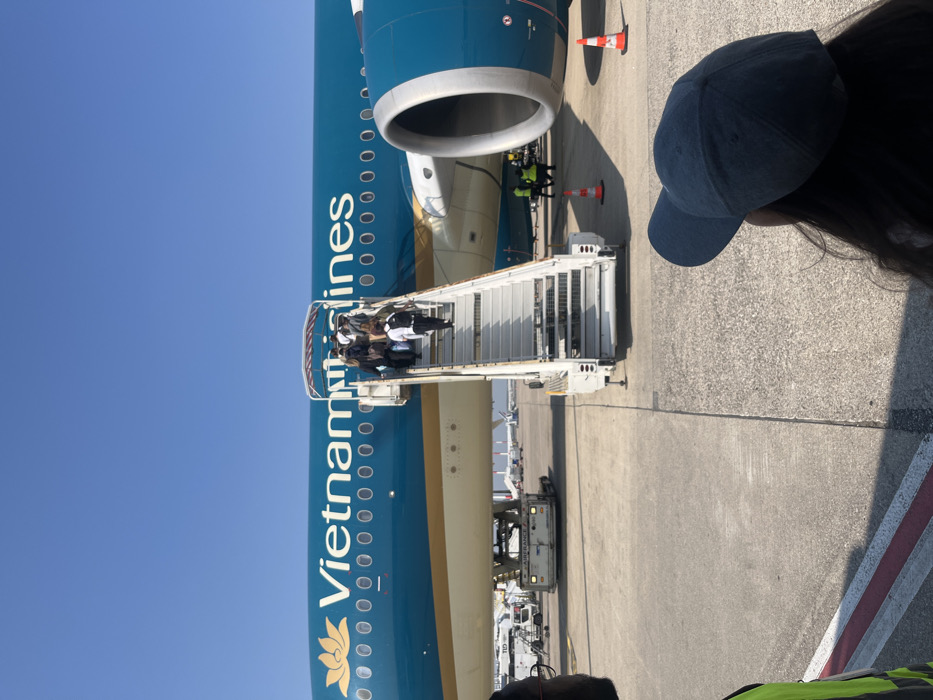 Vietnam Airlines aircraft spotted at Charles de Gaulle Airport