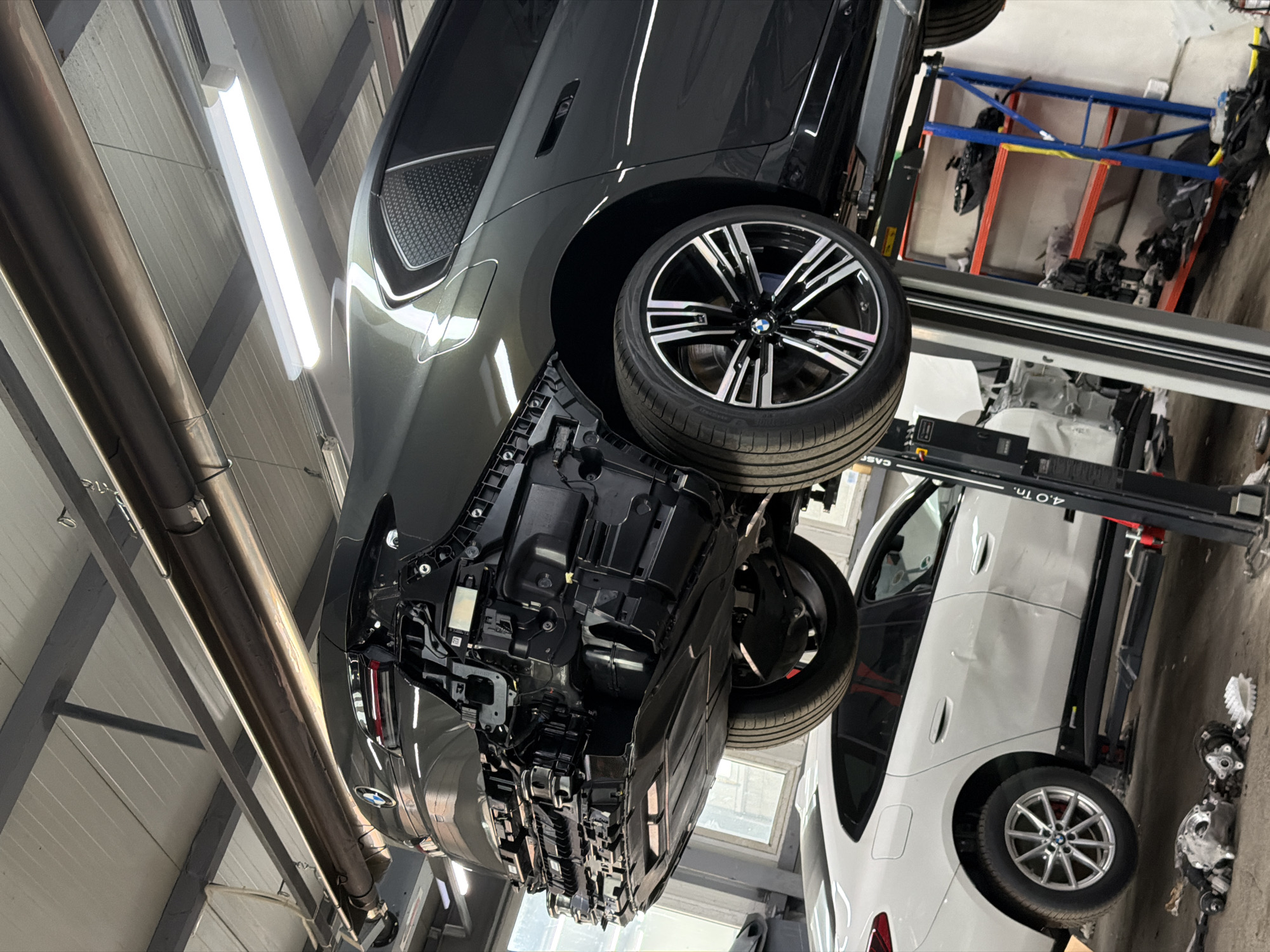 BMW maintenance session documented at Burgas automotive garage