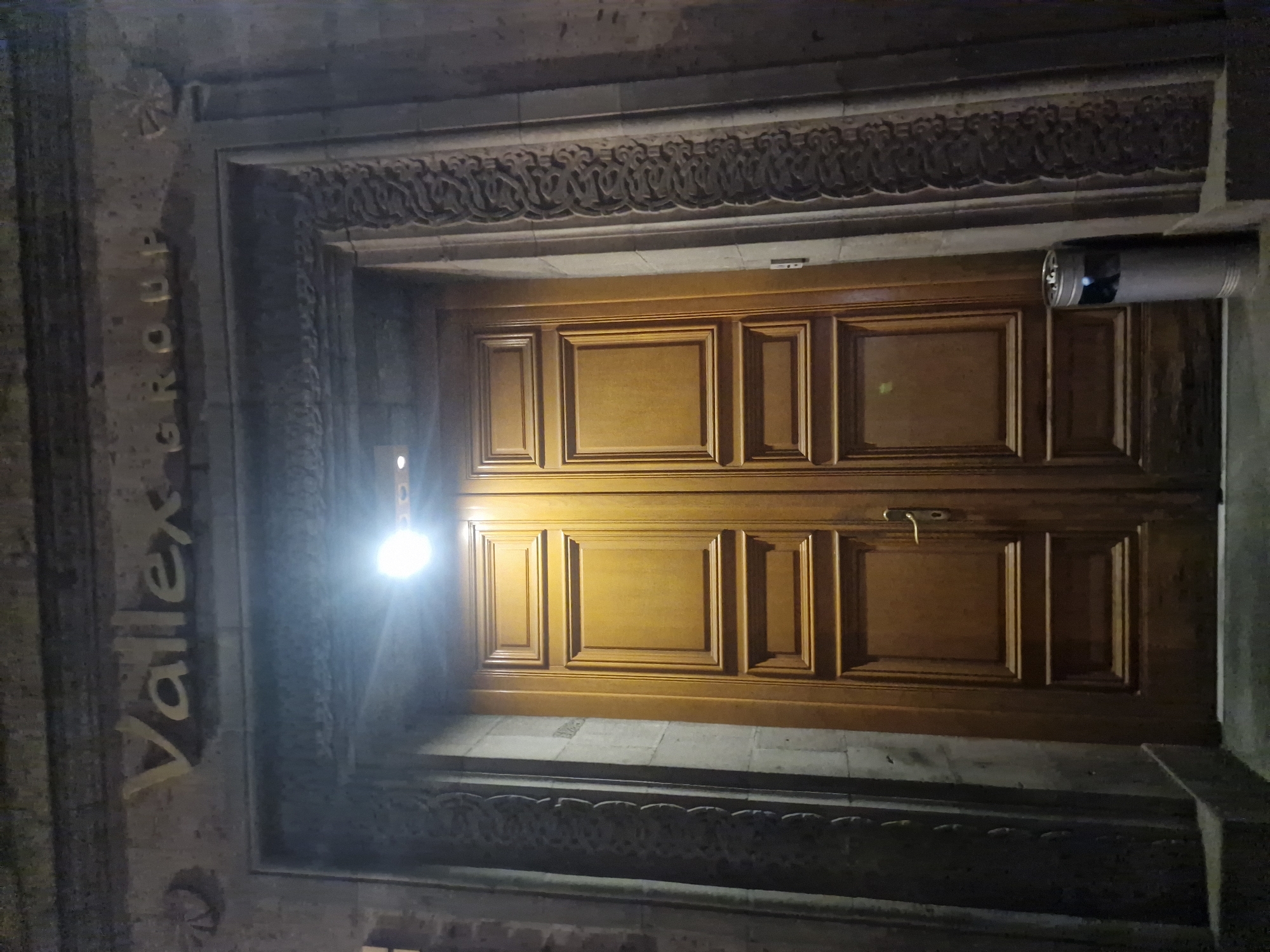 Nighttime street walk through an Armenian commercial district