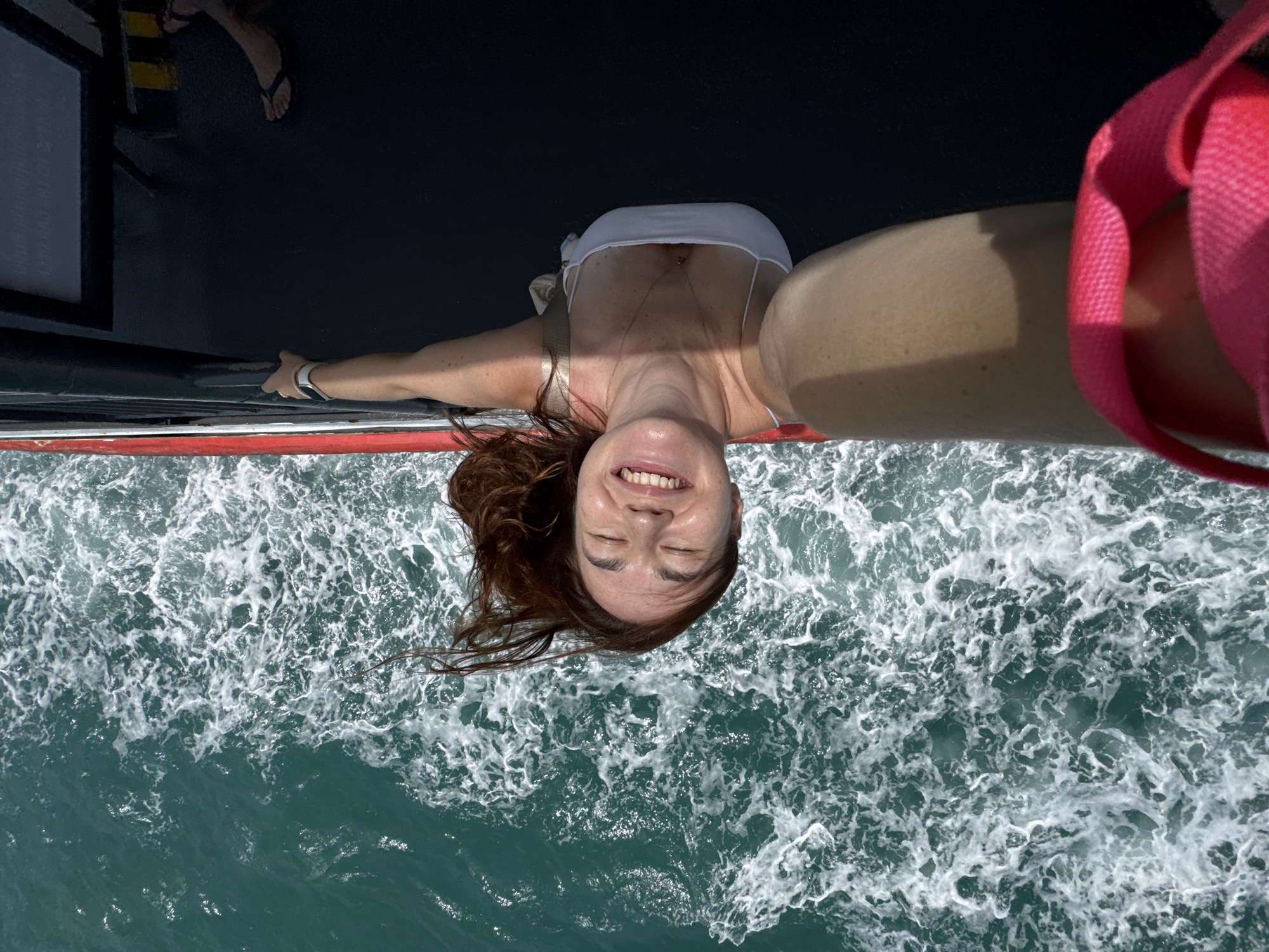 Selfie on the water off the Thai coast