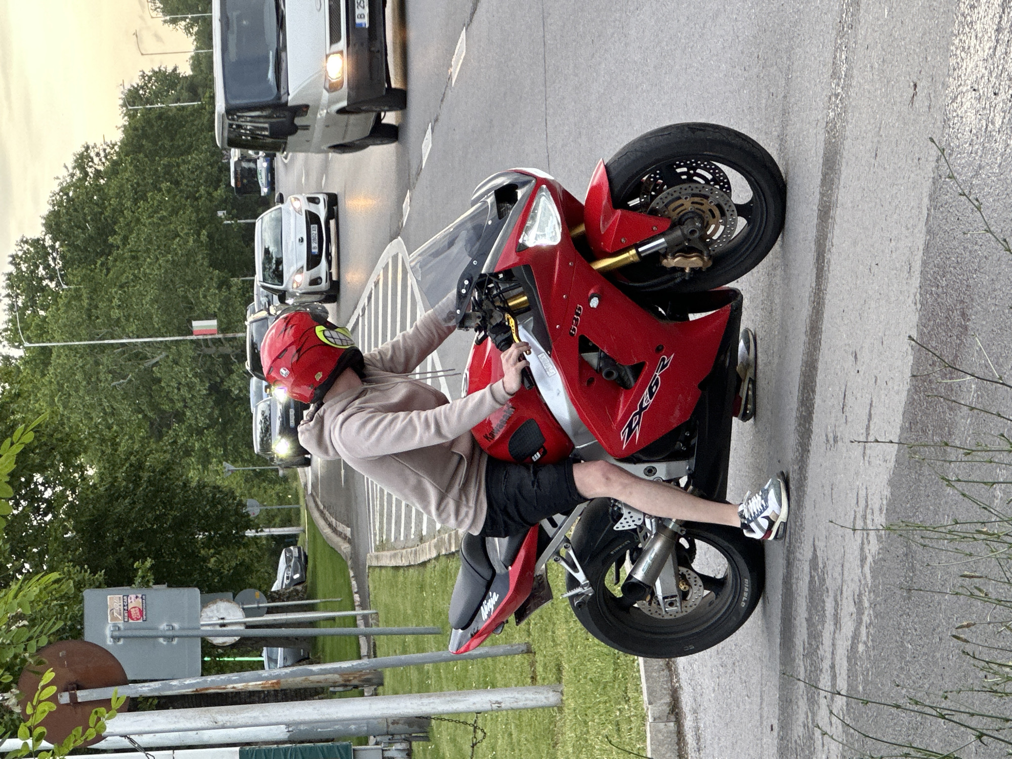 Luxury cars and acrobat spotted in Varna, Bulgaria