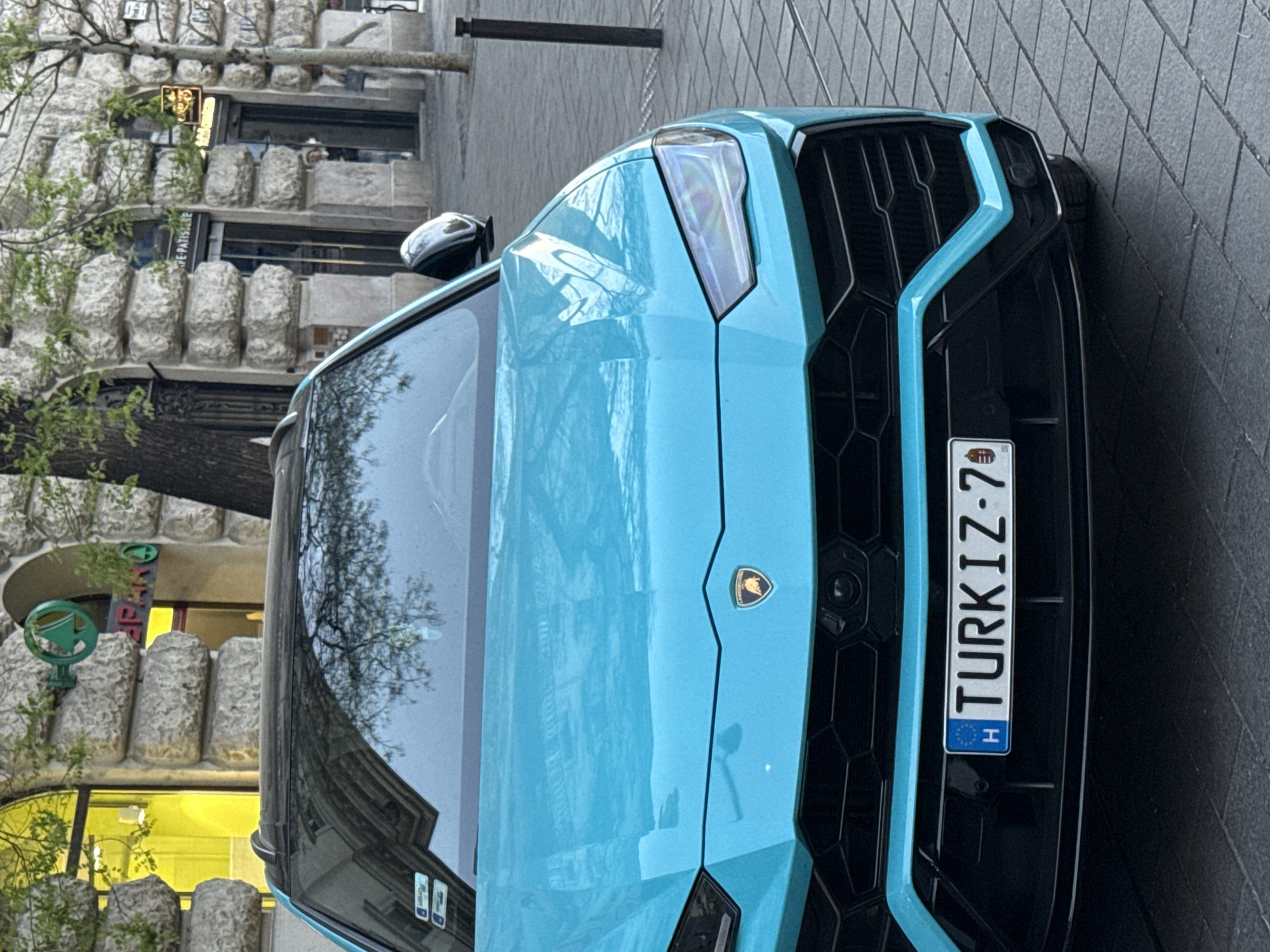 Luxury SUVs spotted parked together on Budapest street