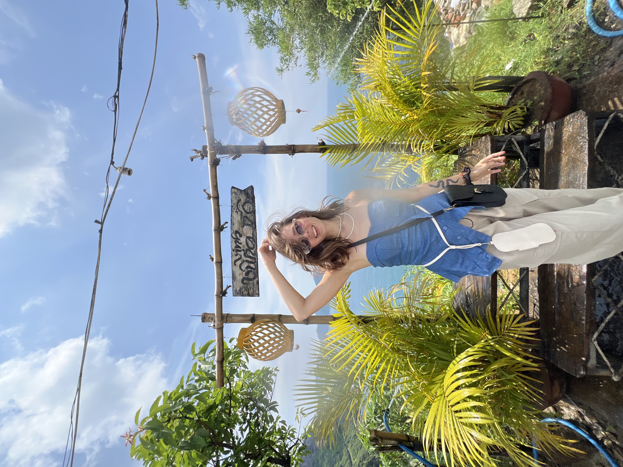 Woman photographed at coastal Vietnam location early morning