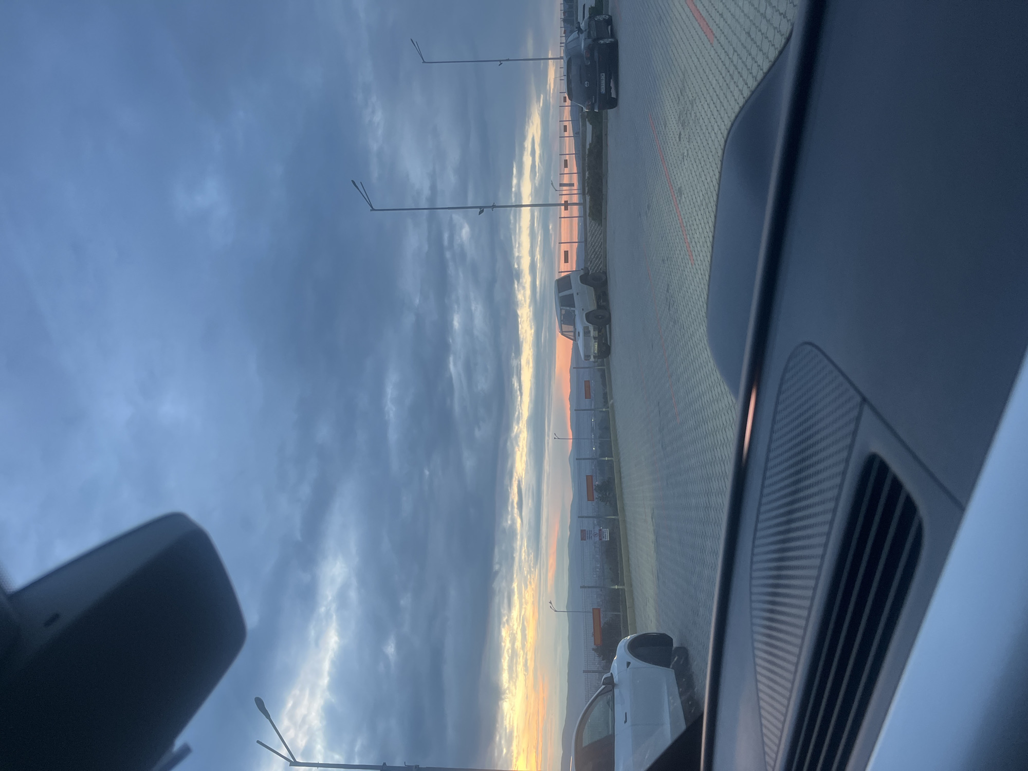 Driver documents parking area view in Ihtiman, Bulgaria