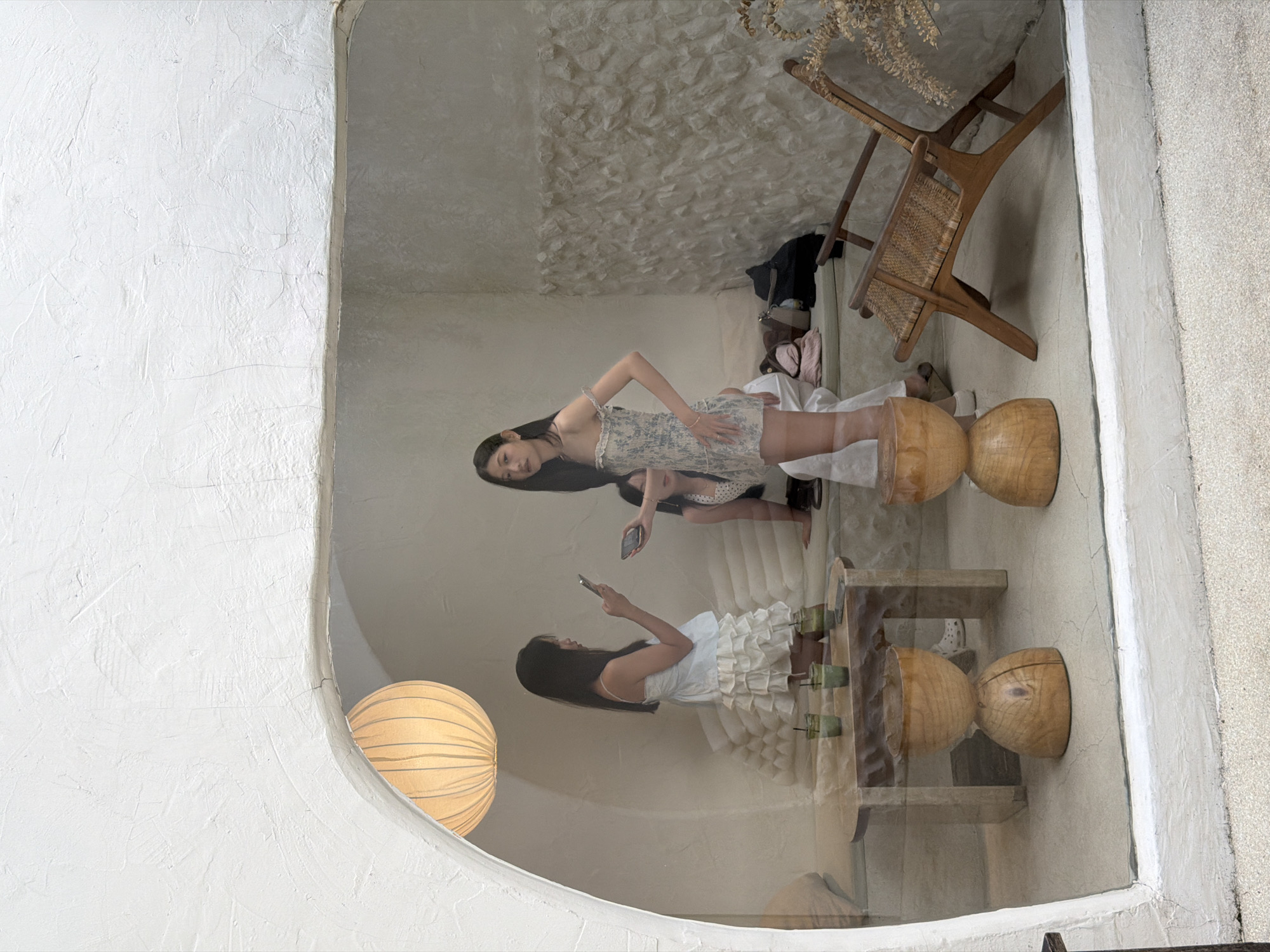 Morning tea service documented at Chiang Mai matcha shop