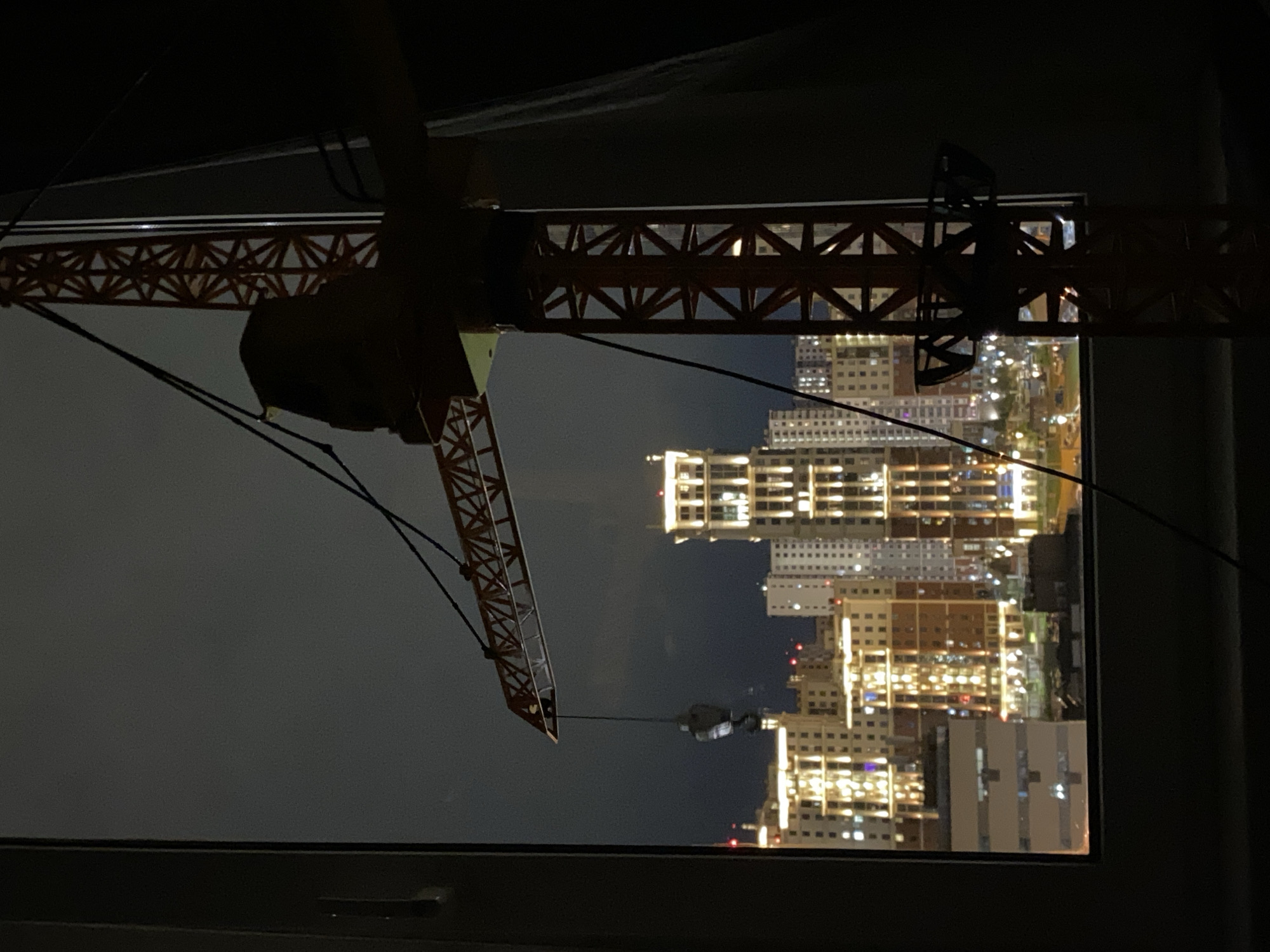 Saint Petersburg resident captures nighttime construction, indoor moments