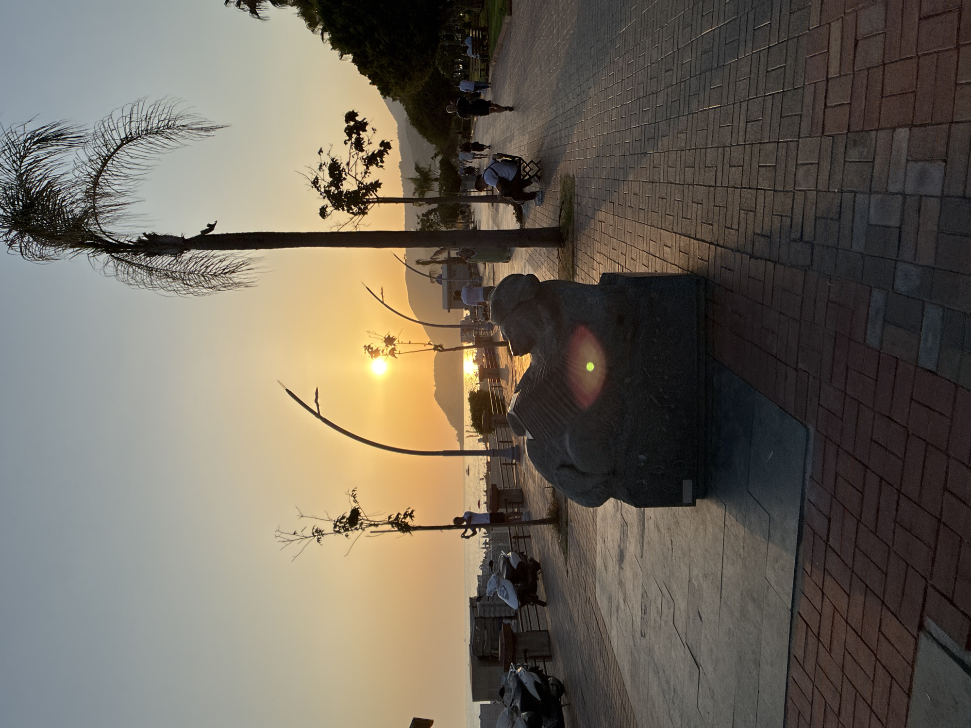 Alanya's Cleopatra Beach at golden hour
