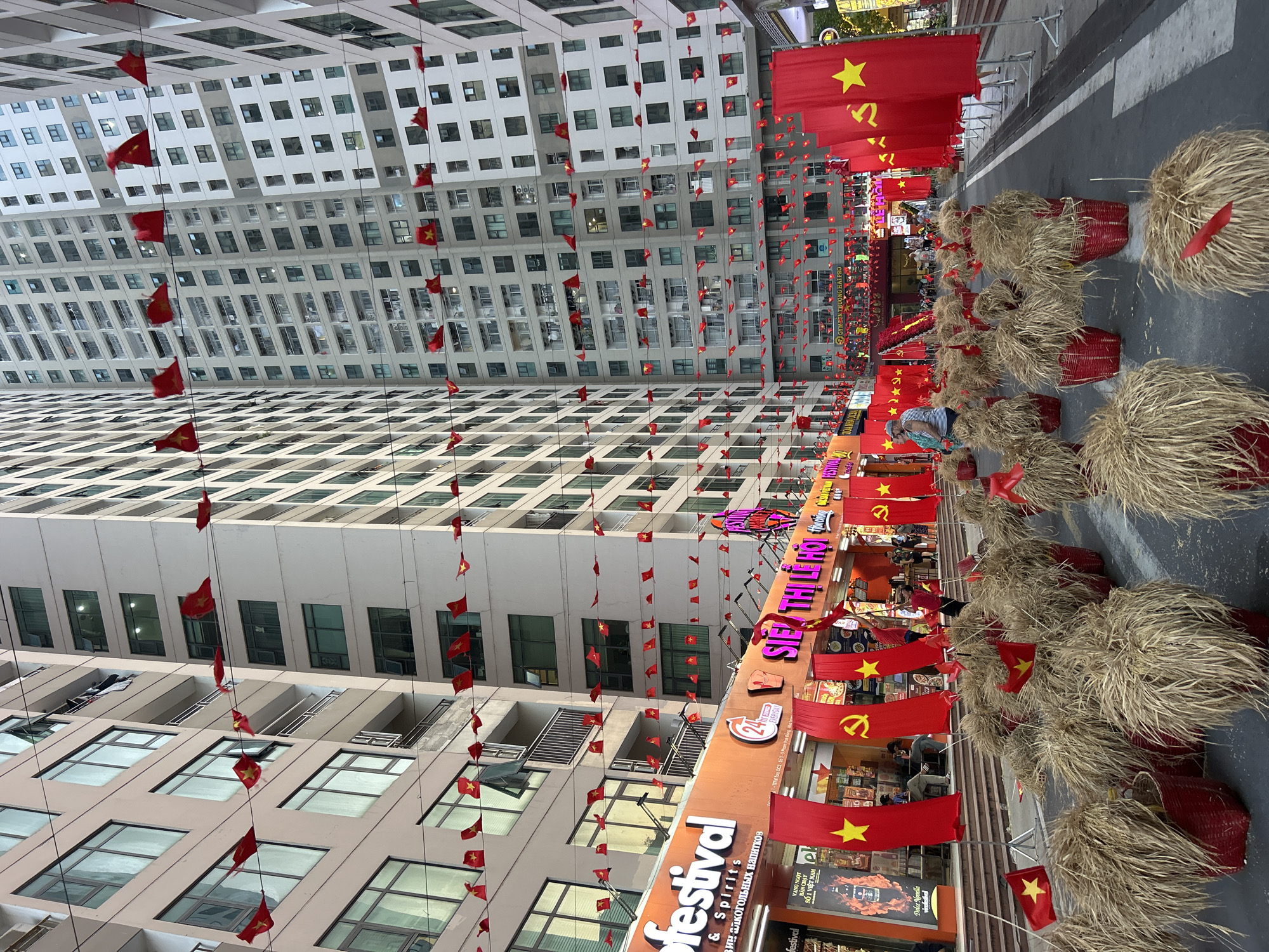 Festival decorations display along Bắc Nha Trang streets