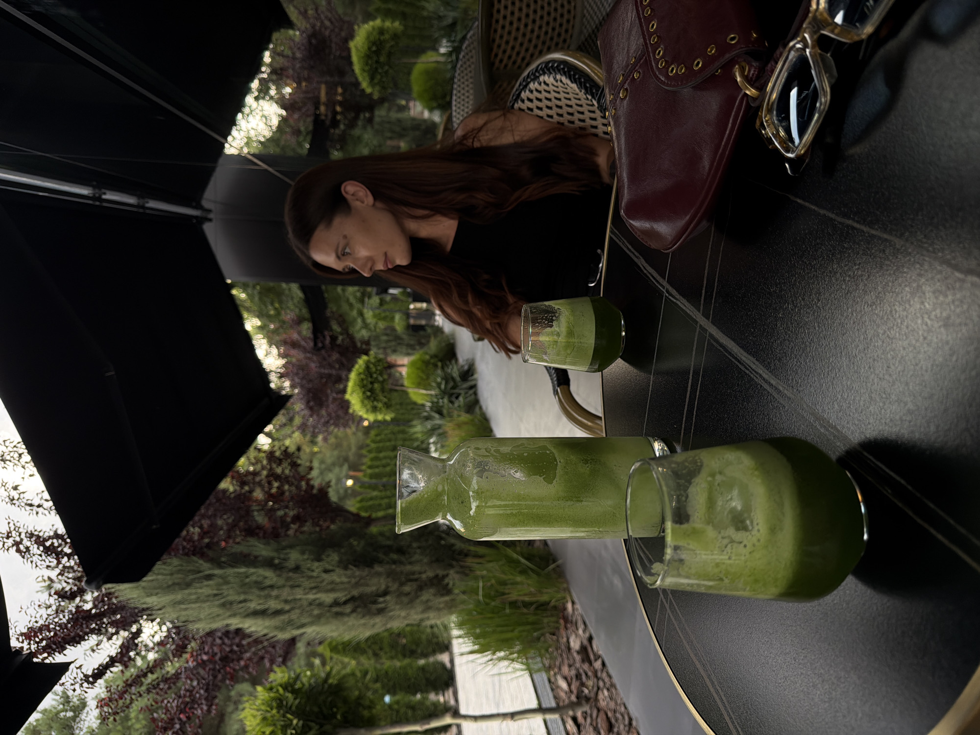 Cafe stop and park afternoon in central Bishkek