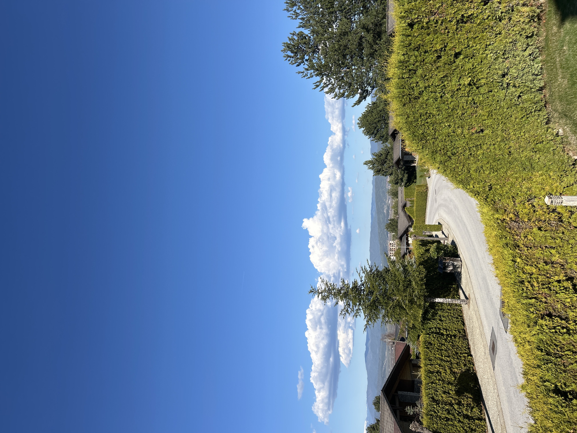 Sunny residential street scene documented in Razlog, Bulgaria