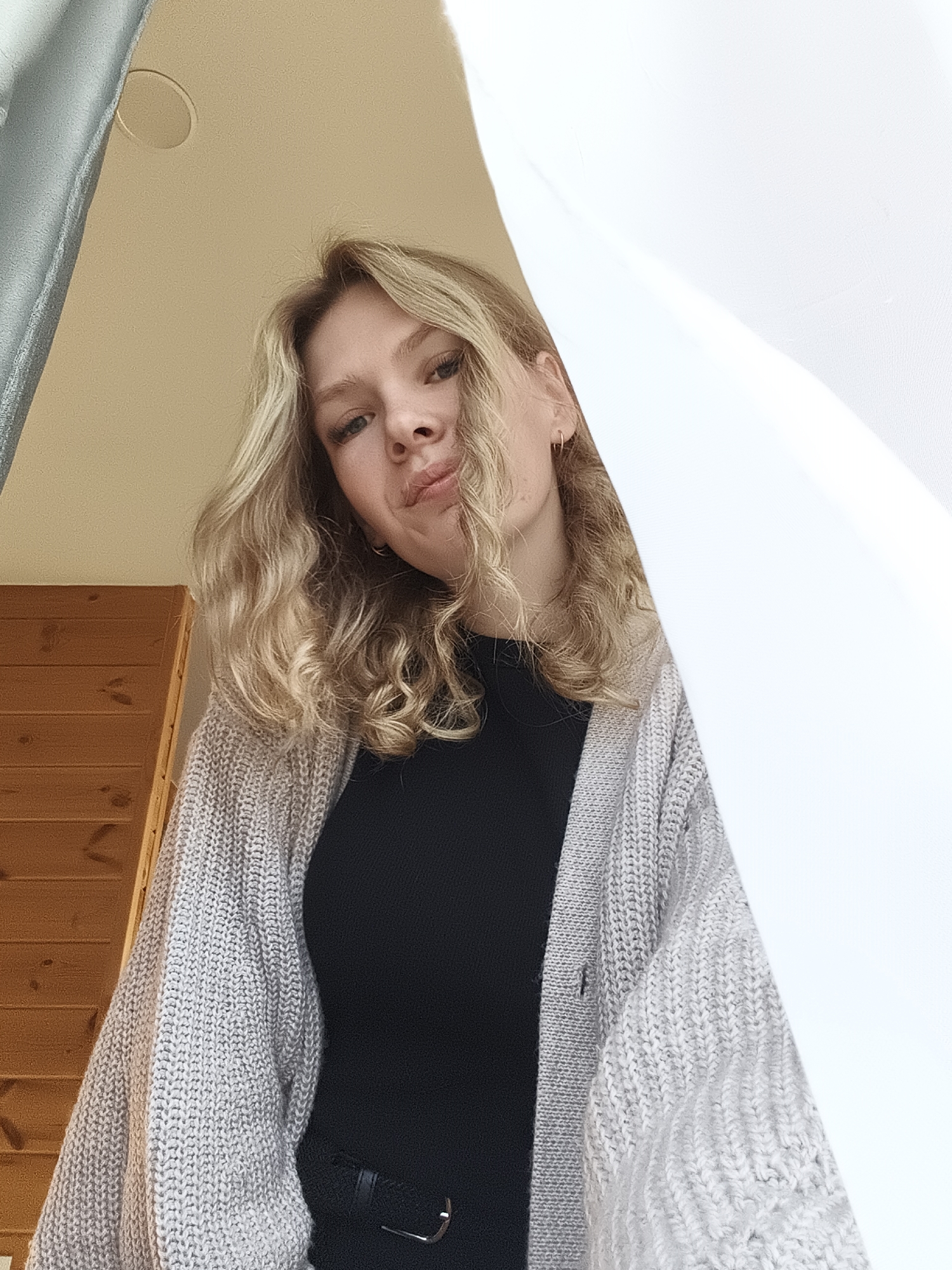 Late night selfies and pets captured in Russian household