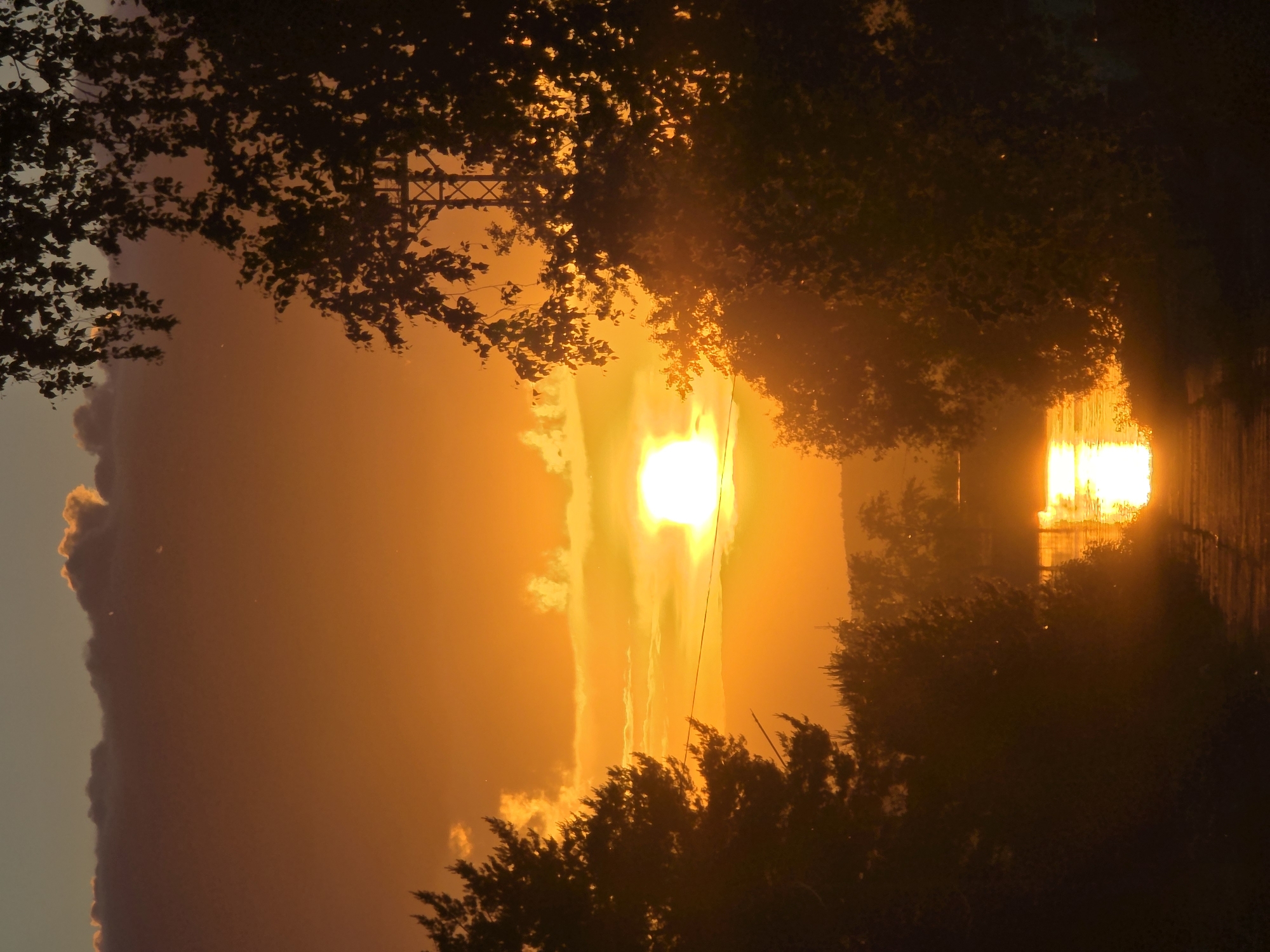 Sunset journey documented through Chaikovsky forests and roads
