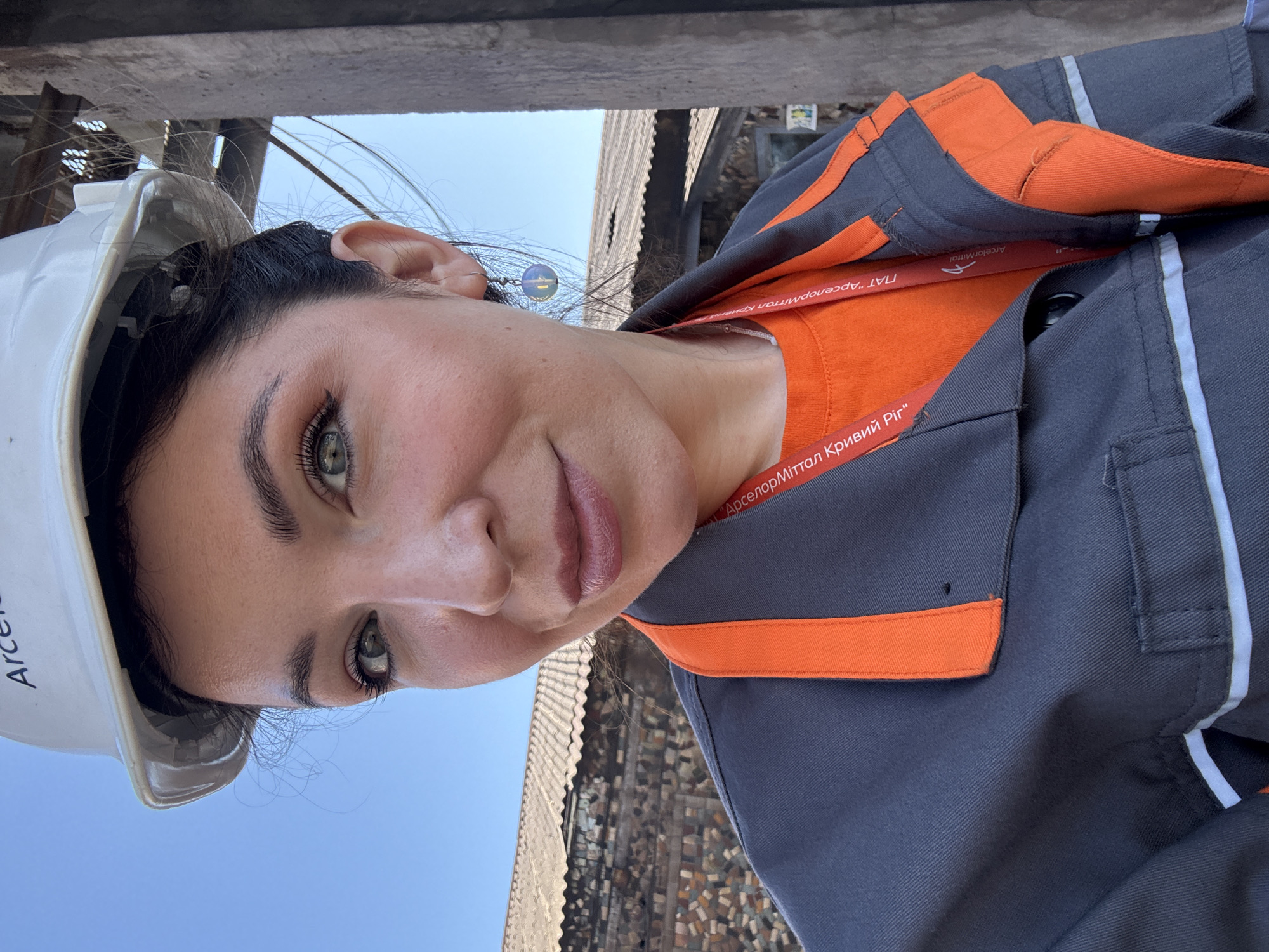 On the ground at an industrial facility in Kryvyi Rih