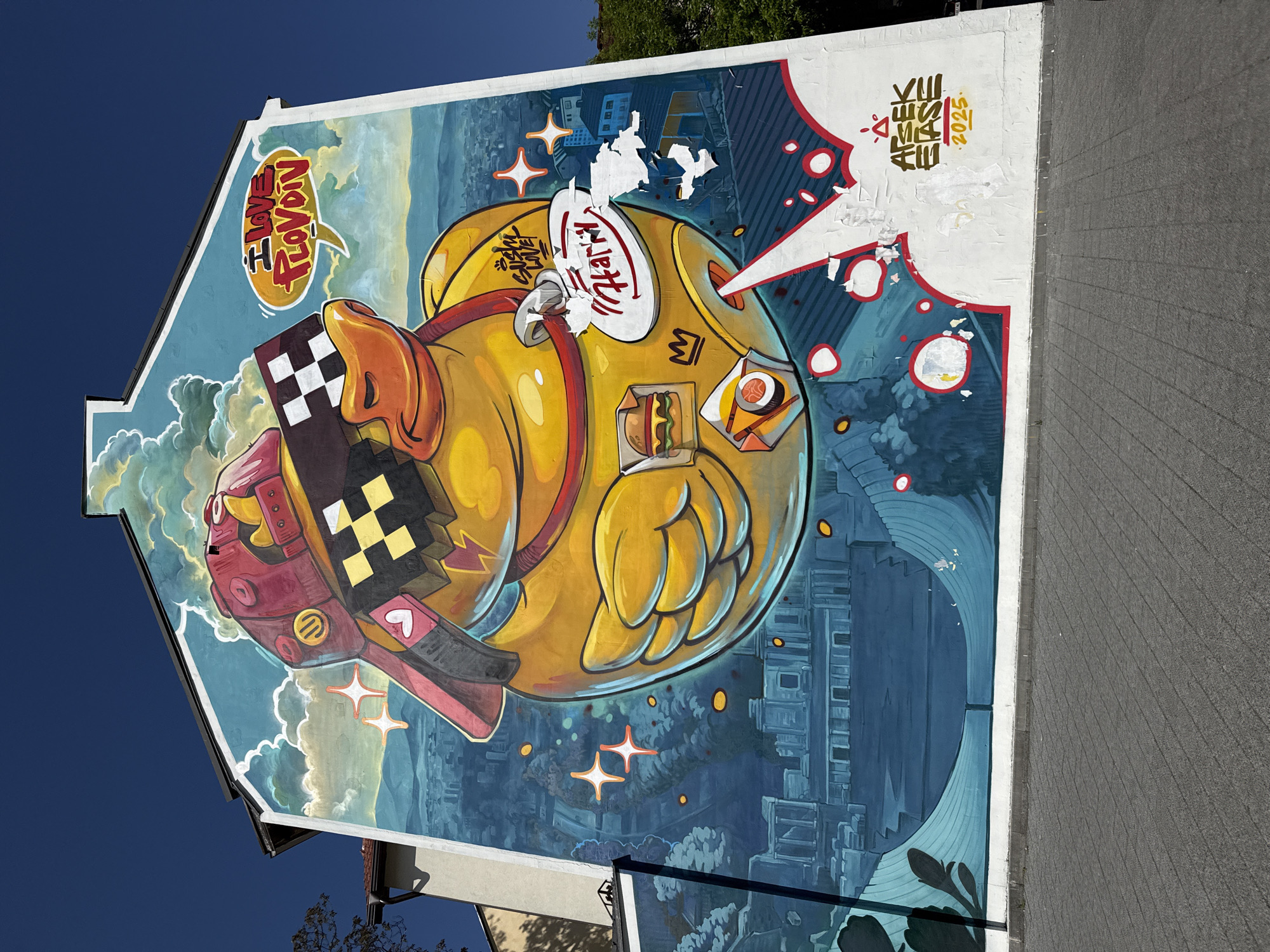 Street art and urban scenes documented in Plovdiv, Bulgaria