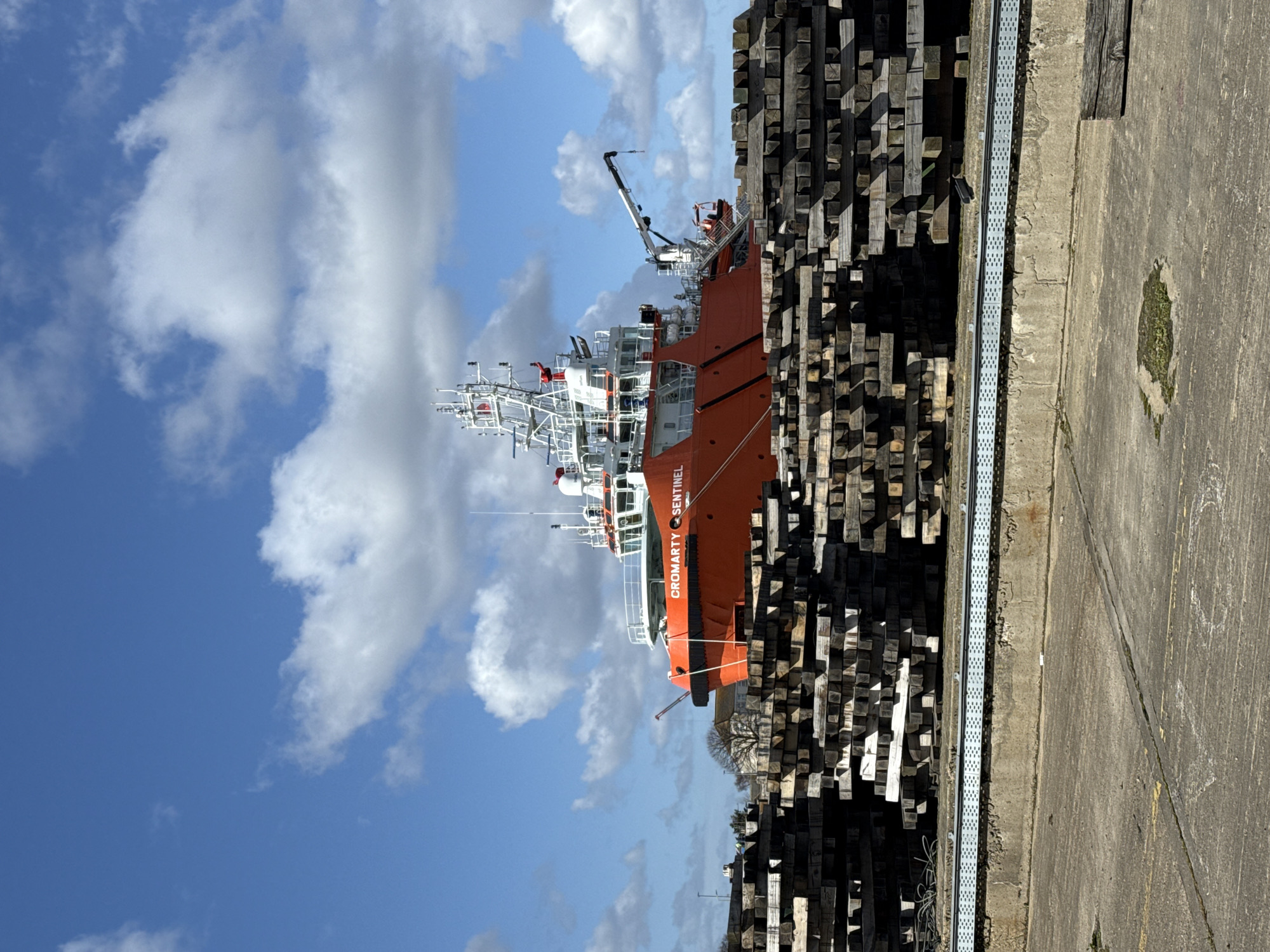 Industrial port scenes documented in Gorleston-on-Sea