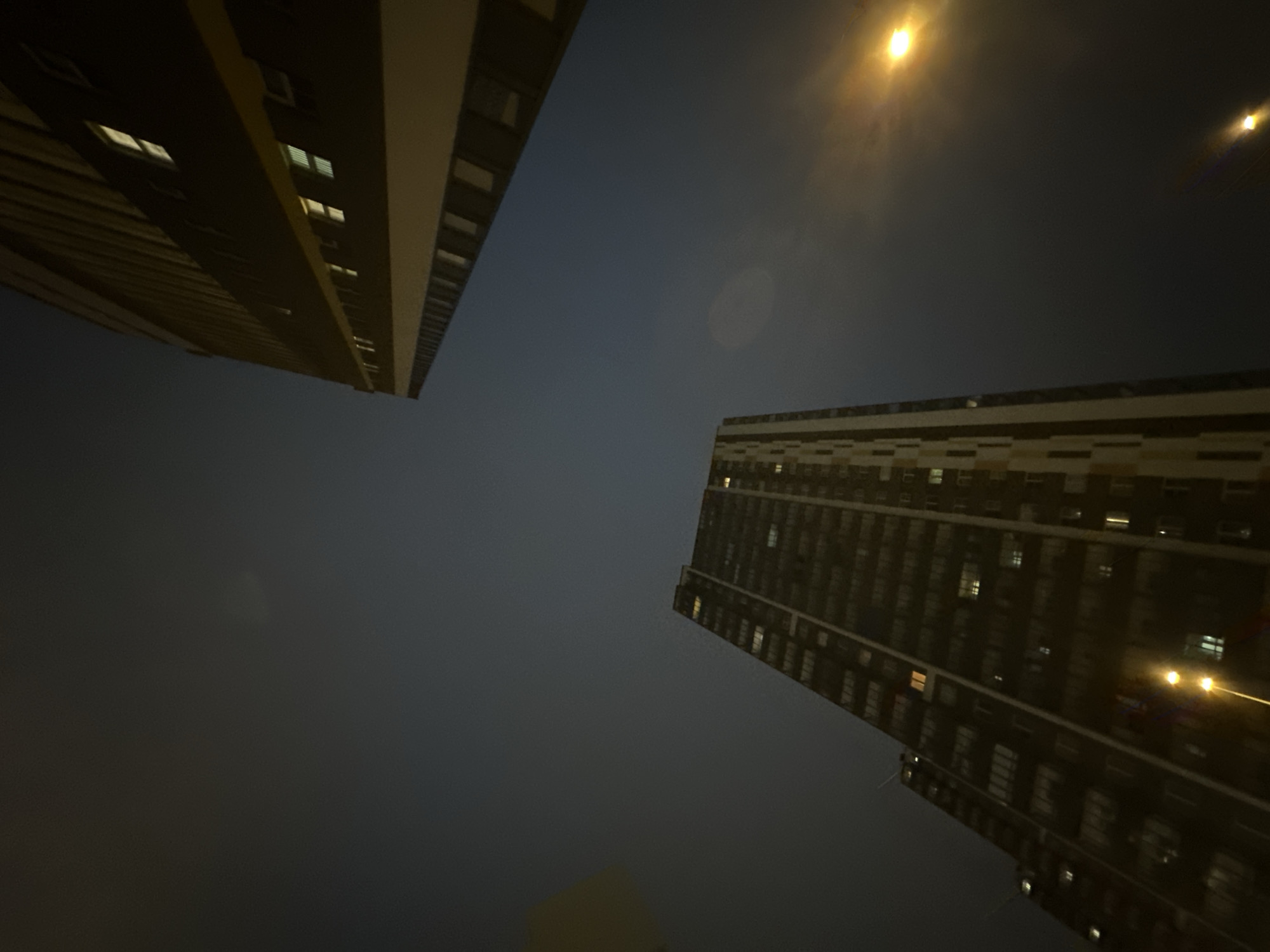 Late night at a Russian apartment block, personal moments inside