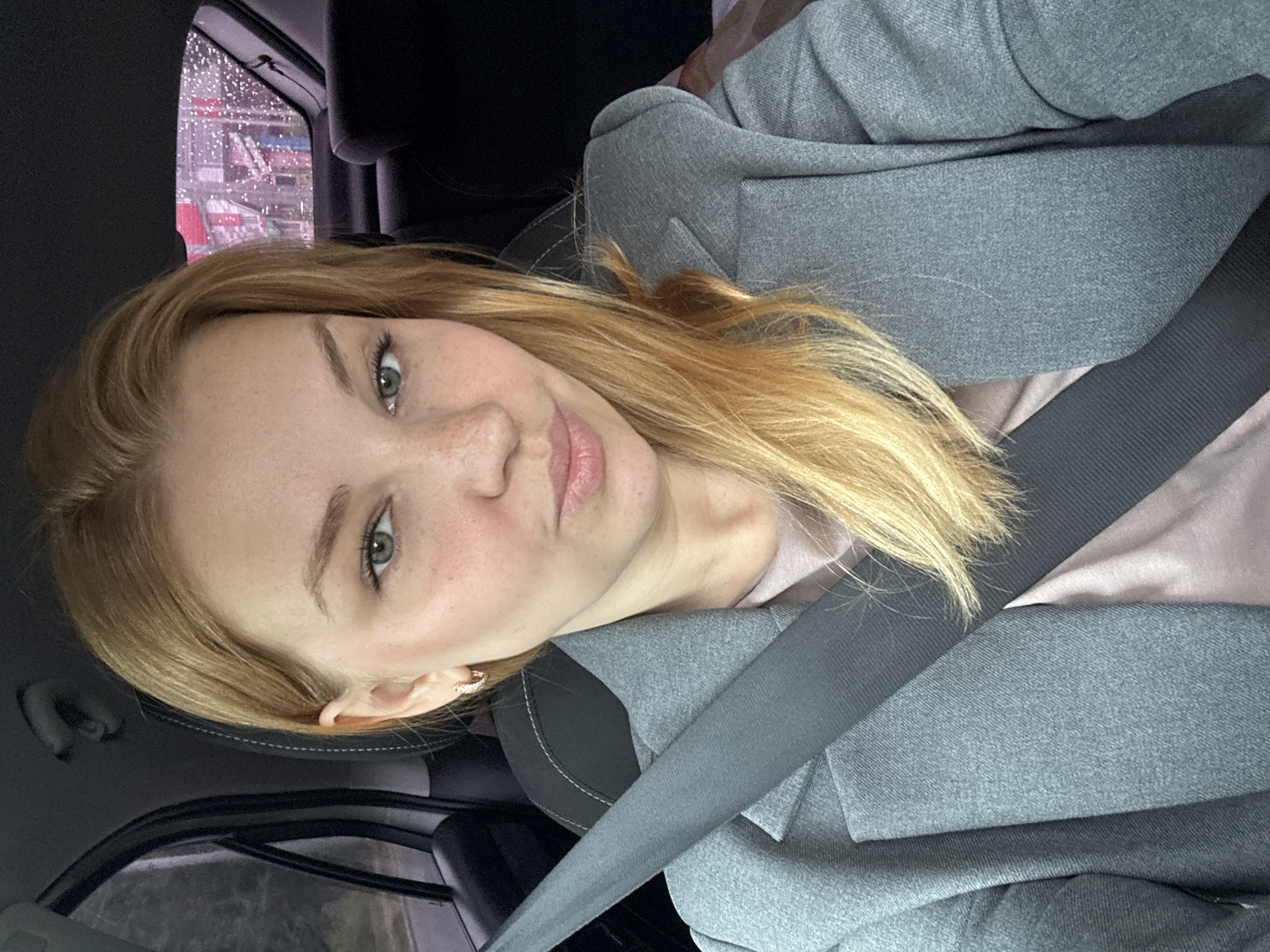 Road trip selfies and a Lake Baikal souvenir magnet, rural Russia
