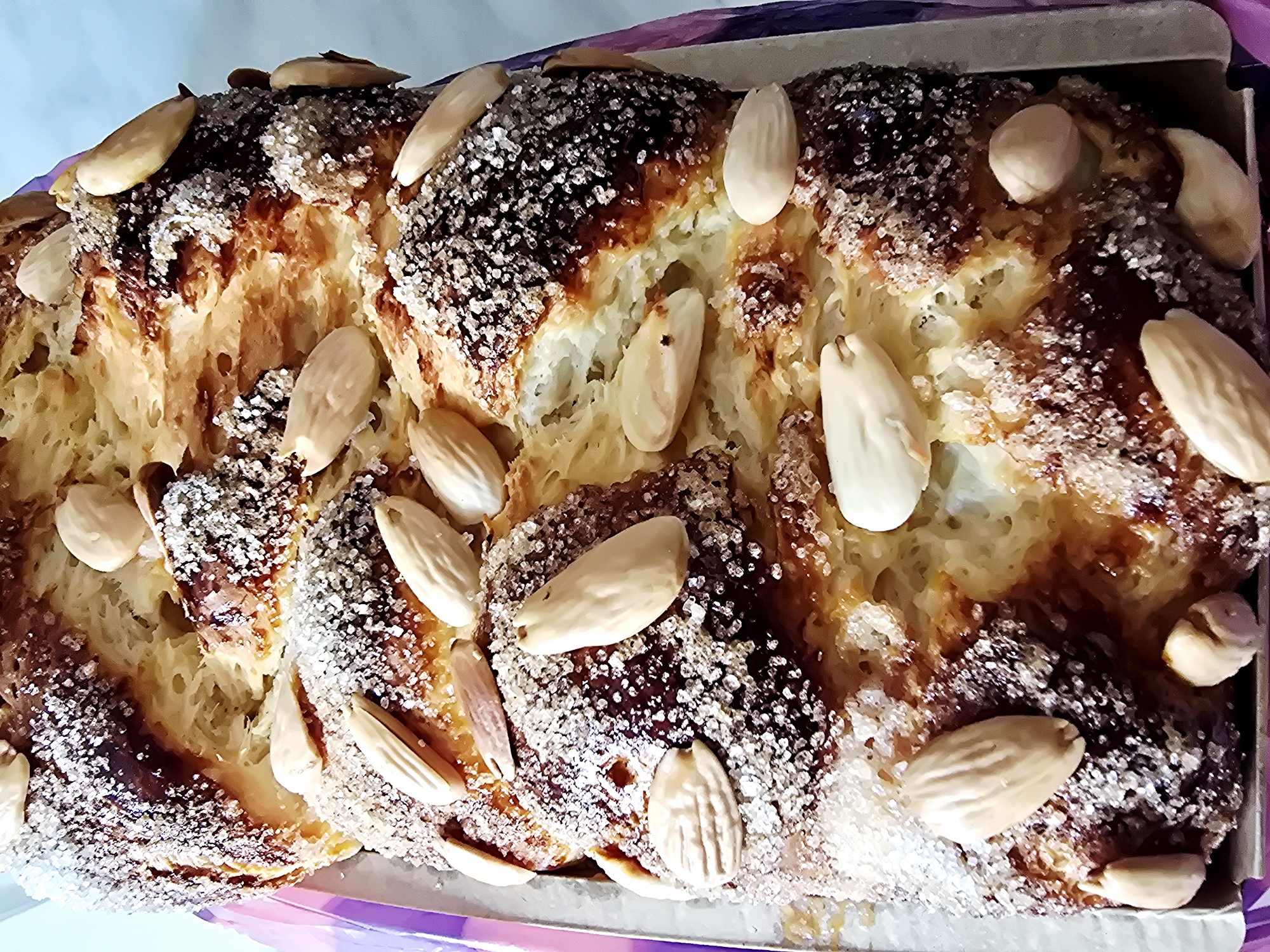 Traditional kozunak sweet bread documented in Varna, Bulgaria