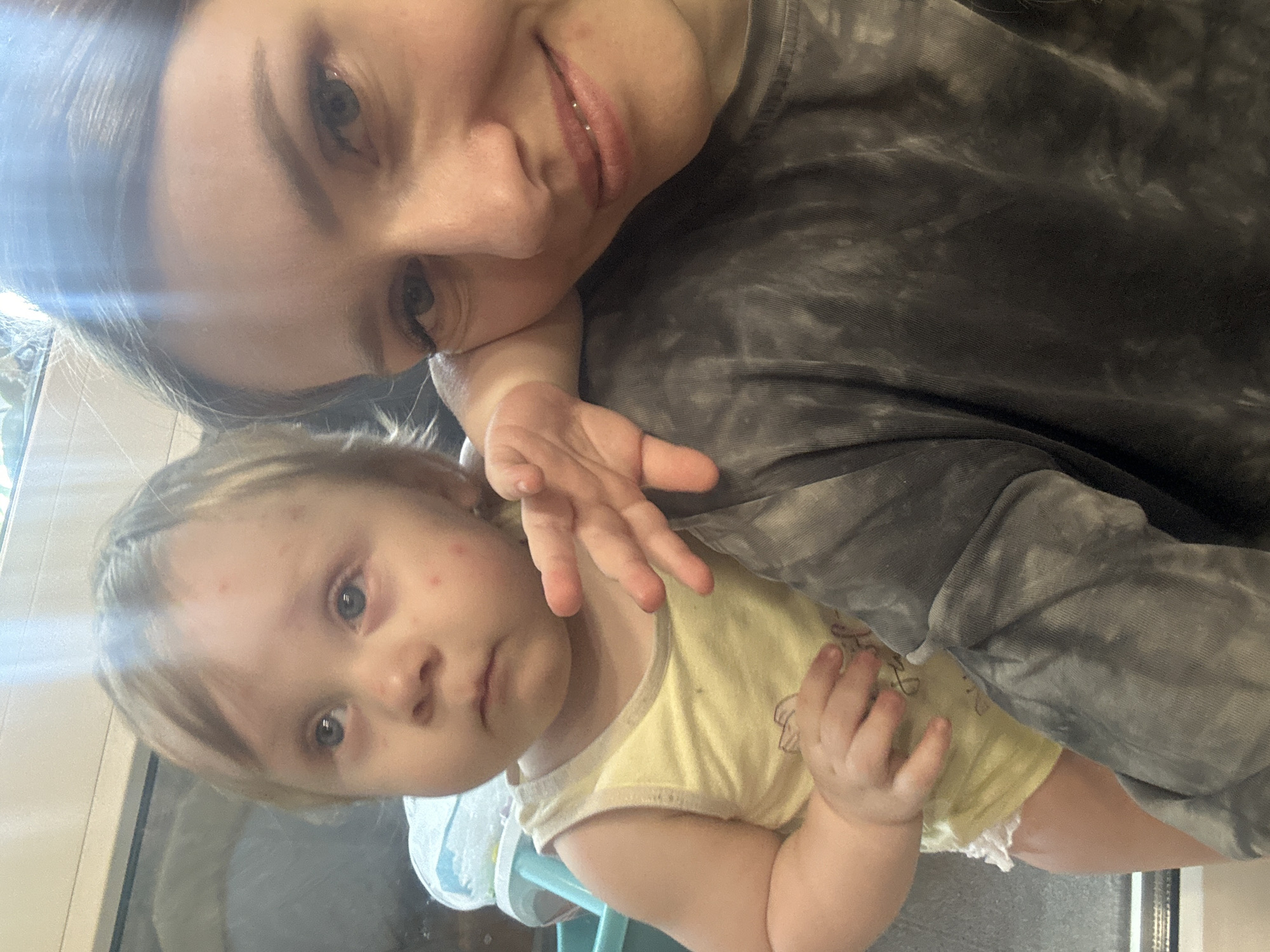 Domestic morning moments captured in Sayanogorsk apartment during early hours