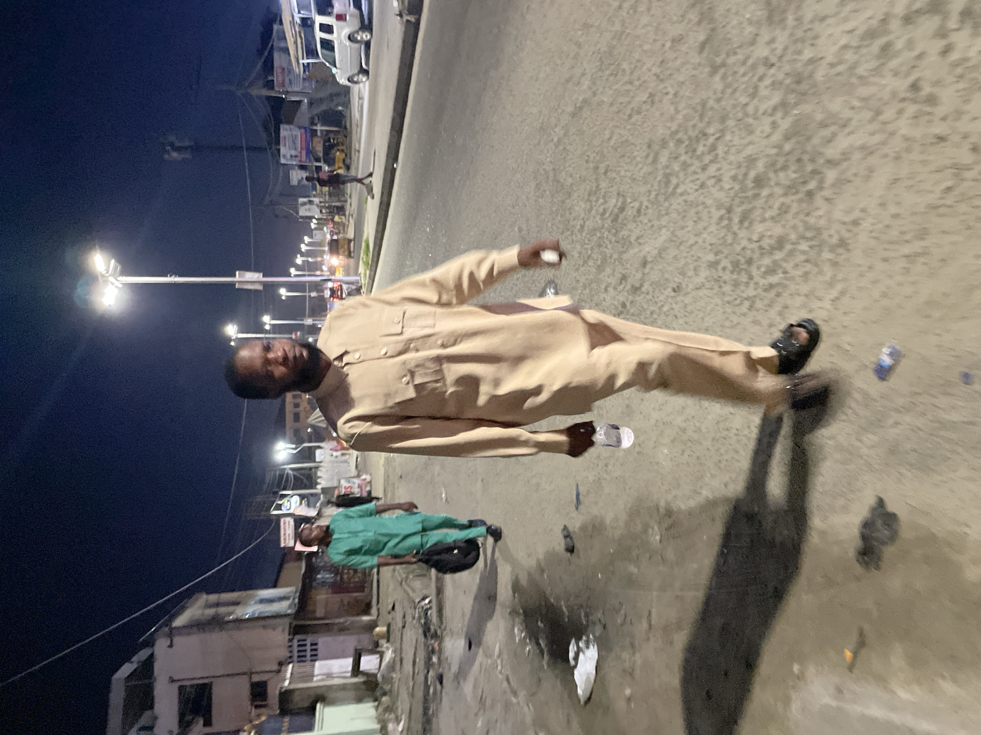 Evening street life unfolds in Ado, Nigeria neighborhoods