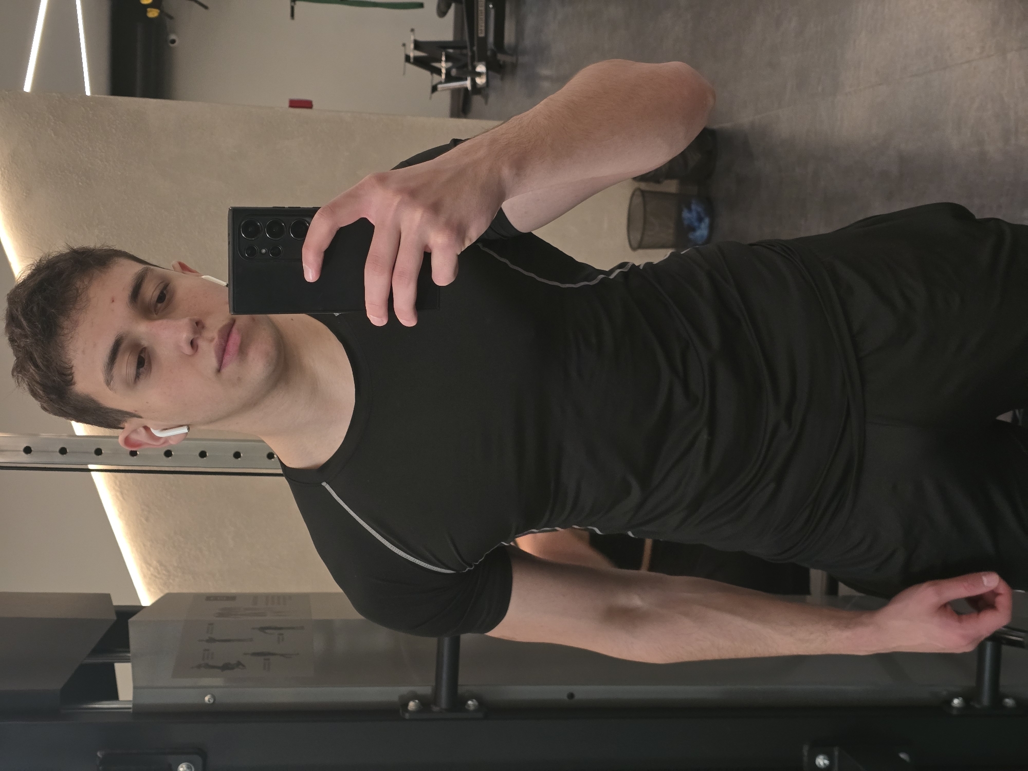 Gym selfies and street scenes captured in Yerevan