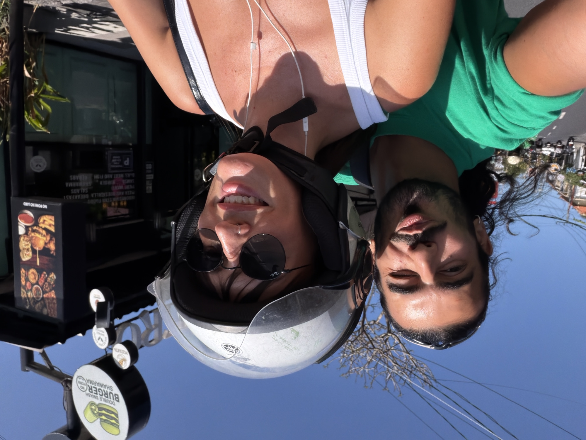Motorbike ride through North Kuta, Bali