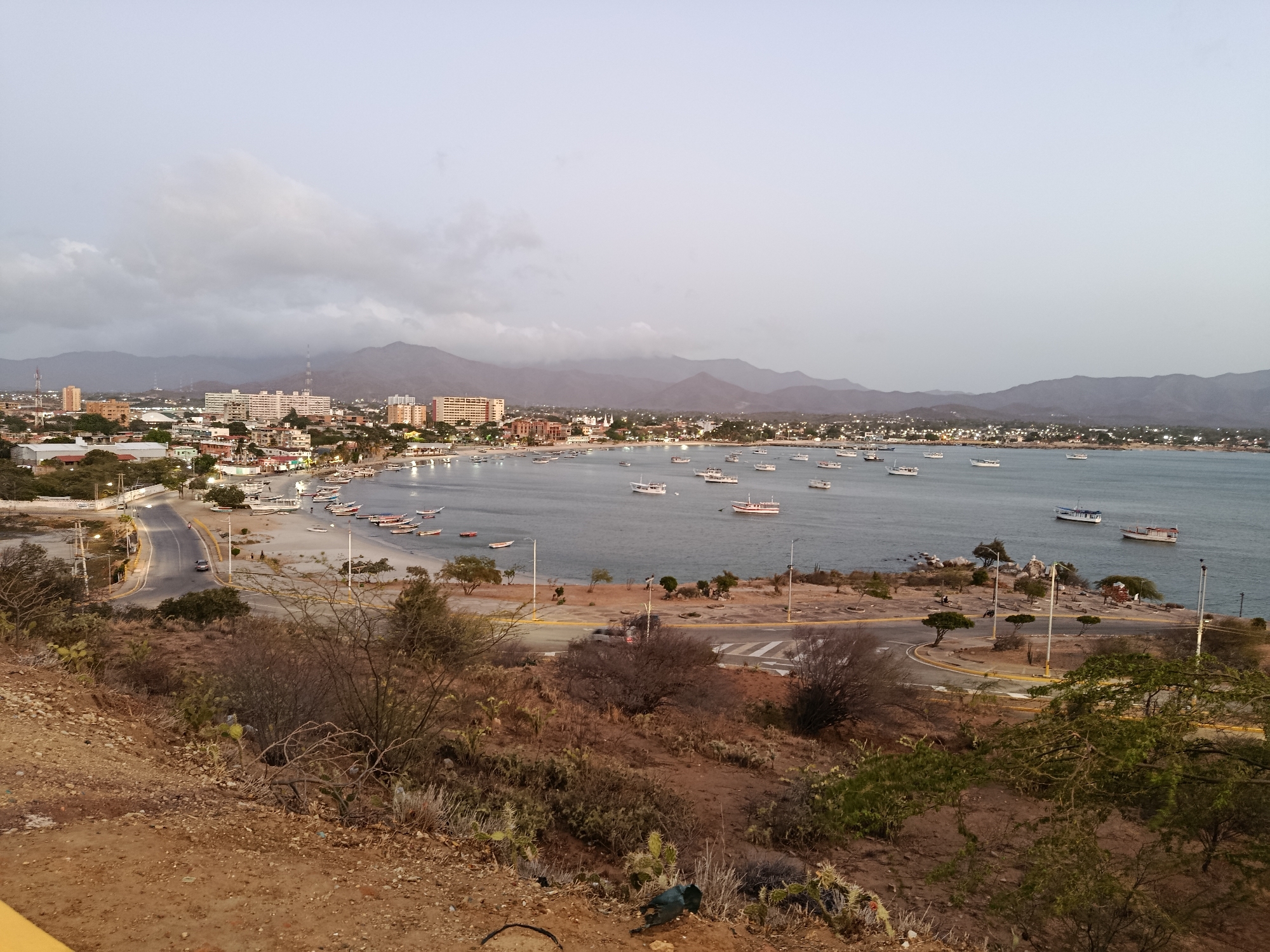 Coastal landscape documented in Juan Griego, Venezuela