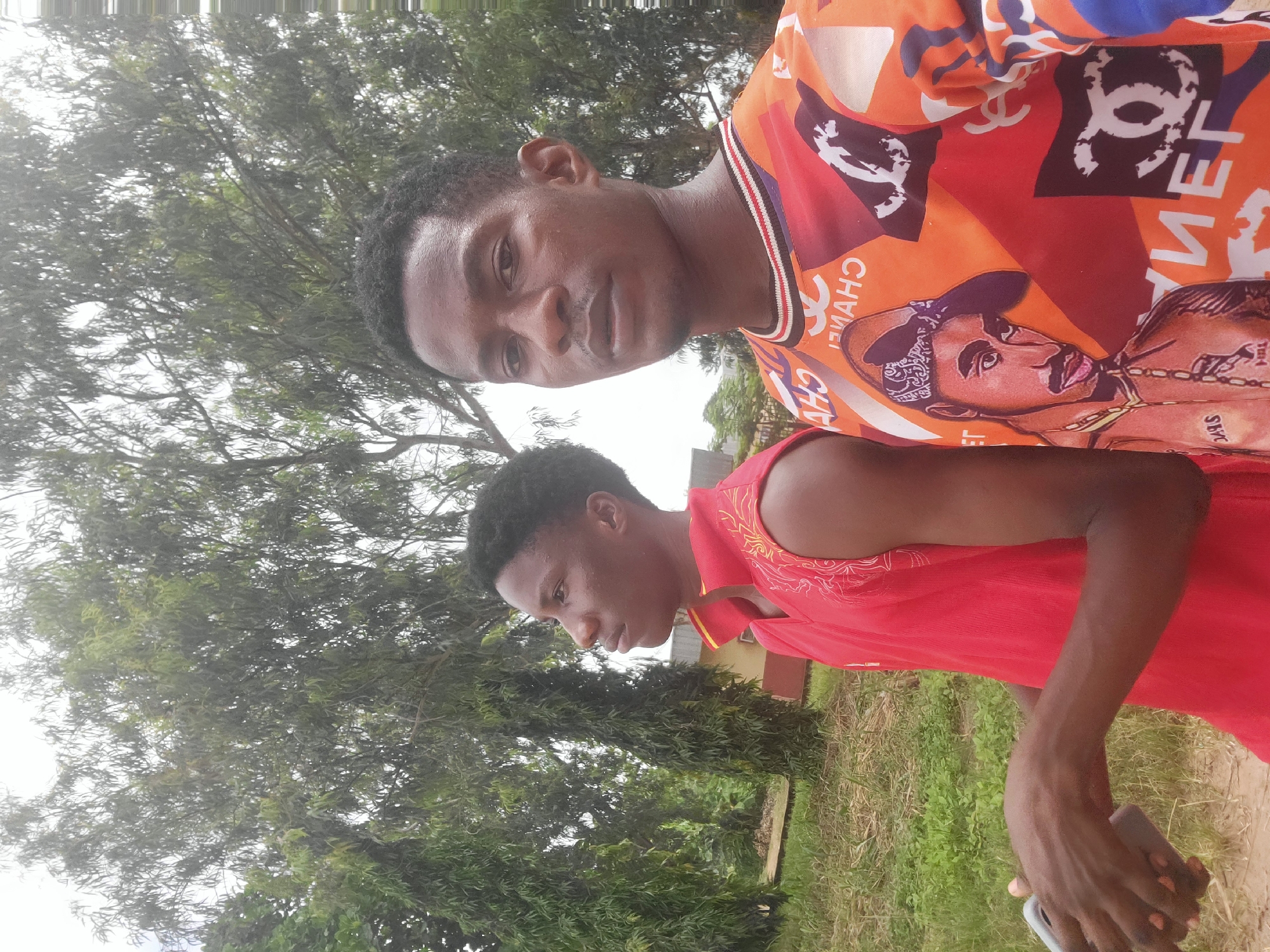 Sports and street life on a Nigerian campus morning