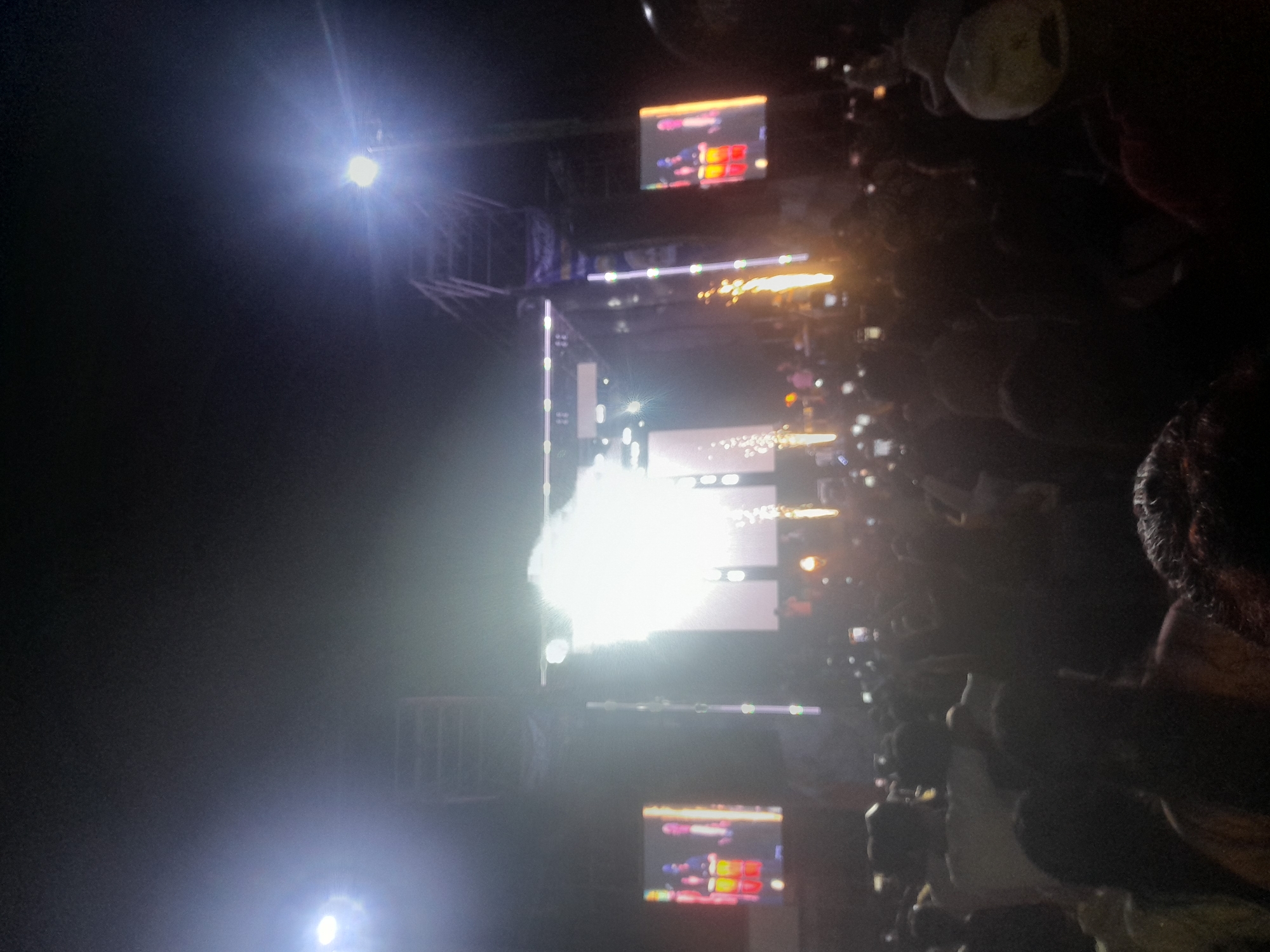 Los Hermanos Morelos perform nighttime concert in Tinaquillo, Venezuela