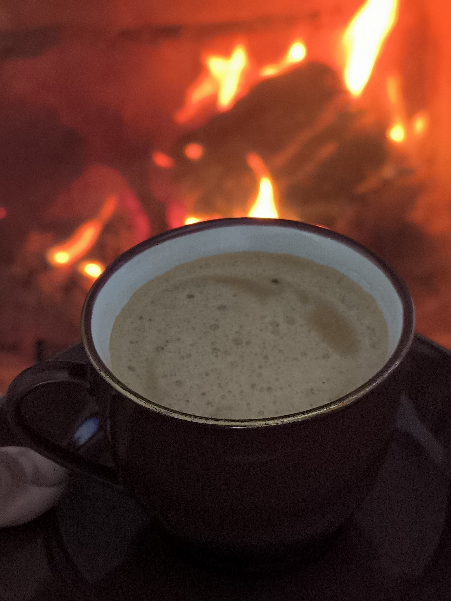 Morning garden photography and coffee in Dercekliai, Lithuania