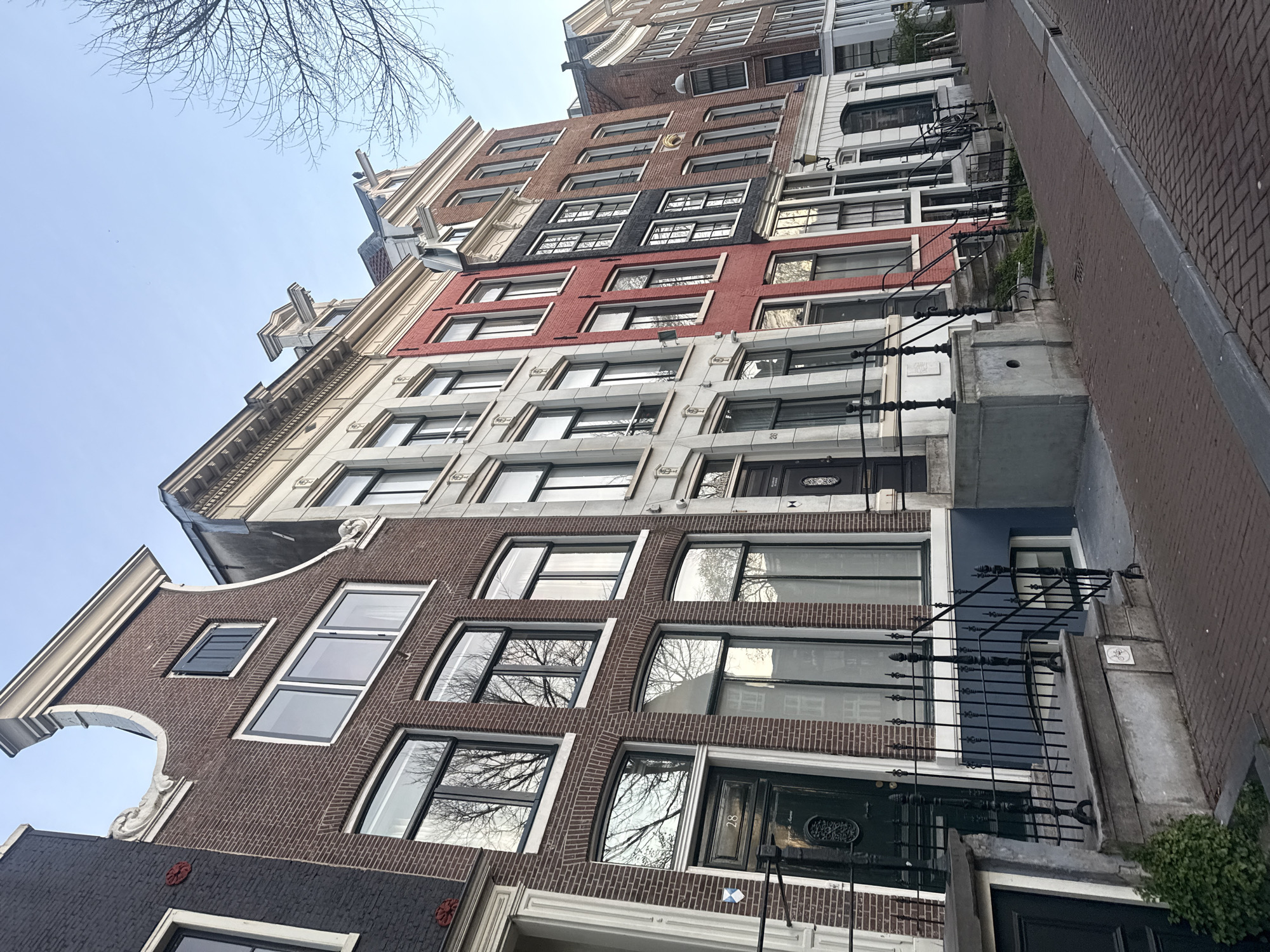 Morning street scenes captured across Amsterdam neighborhoods