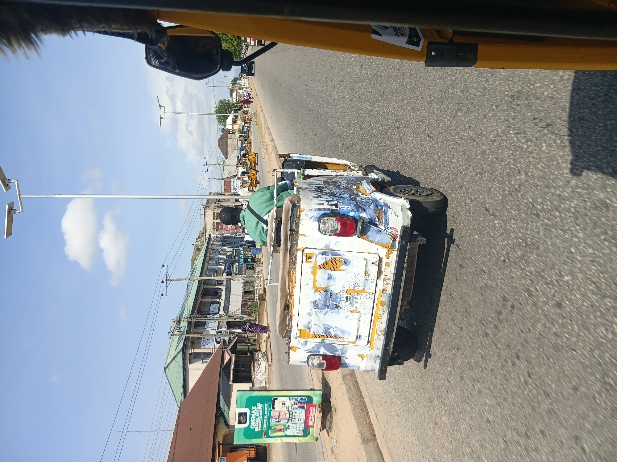 Rickshaw journey through Jalingo streets captured in 16 scenes