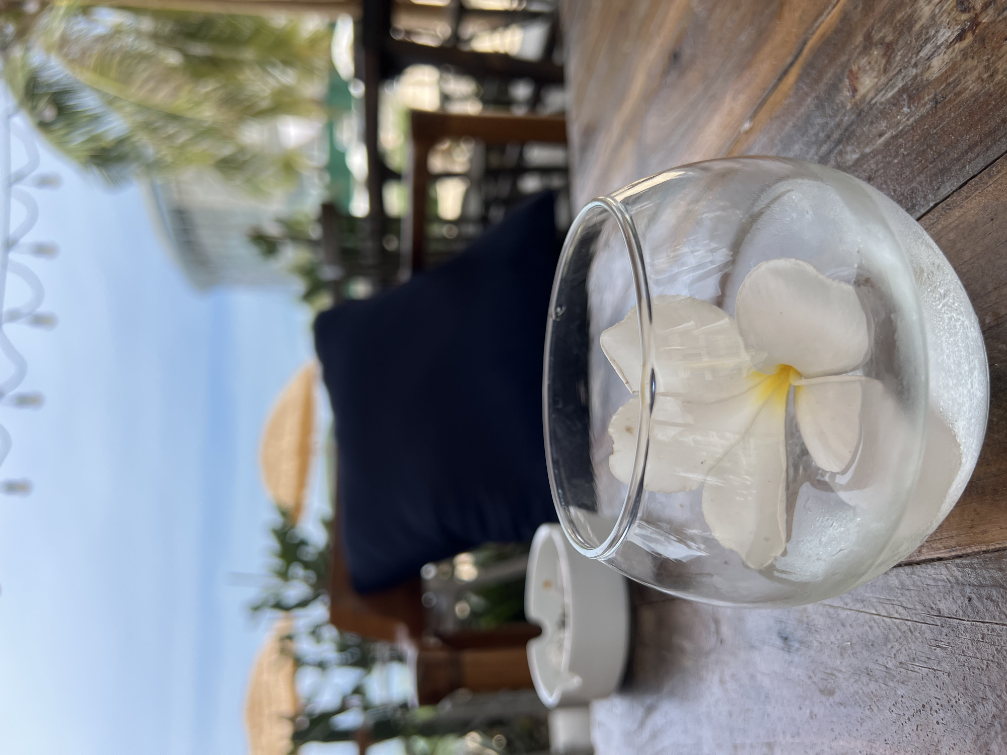 Laid-back morning at a Nha Trang beachside café and waterfront