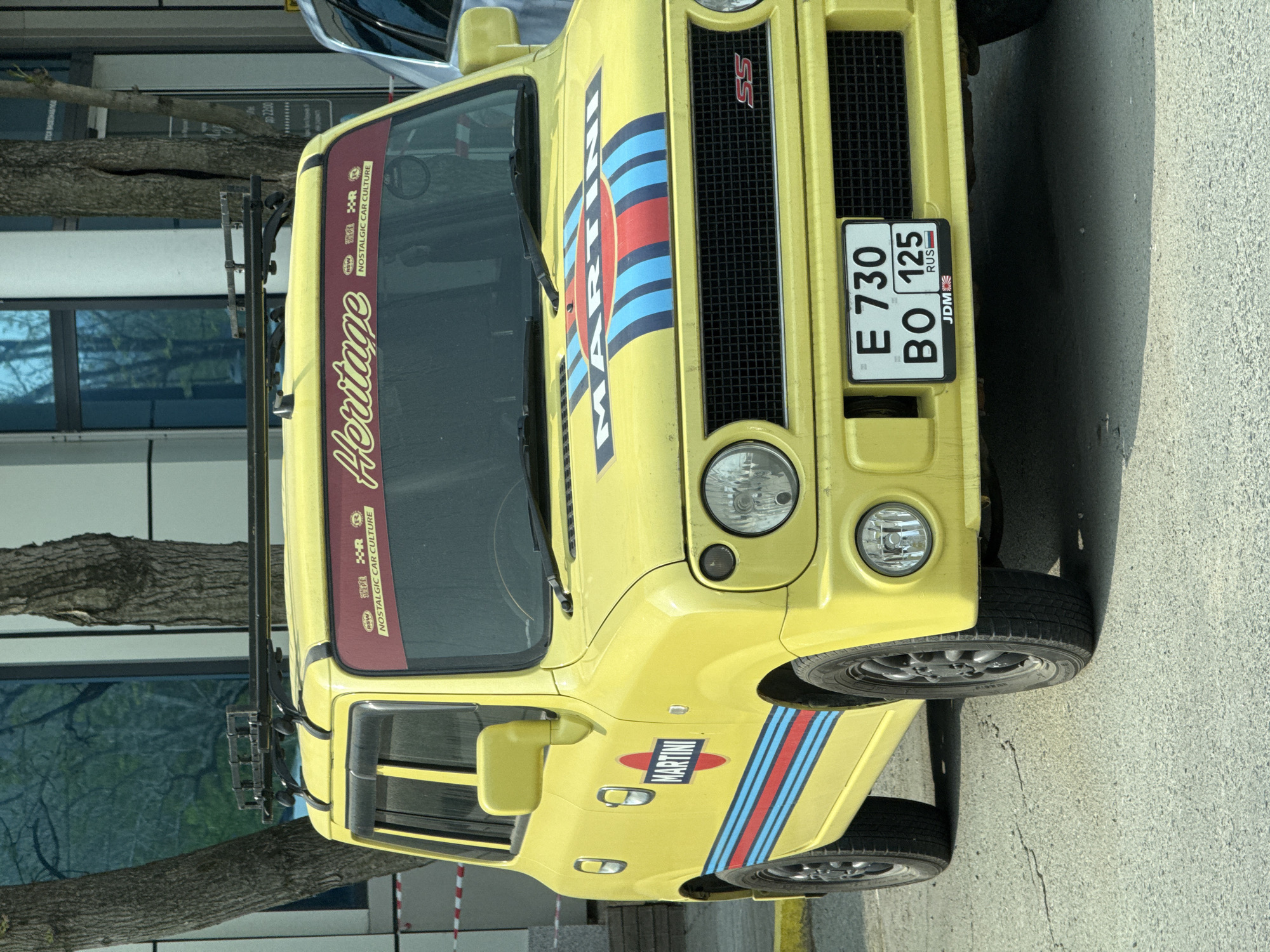 Modified Suzuki Jimny with racing stripes spotted in Vladivostok