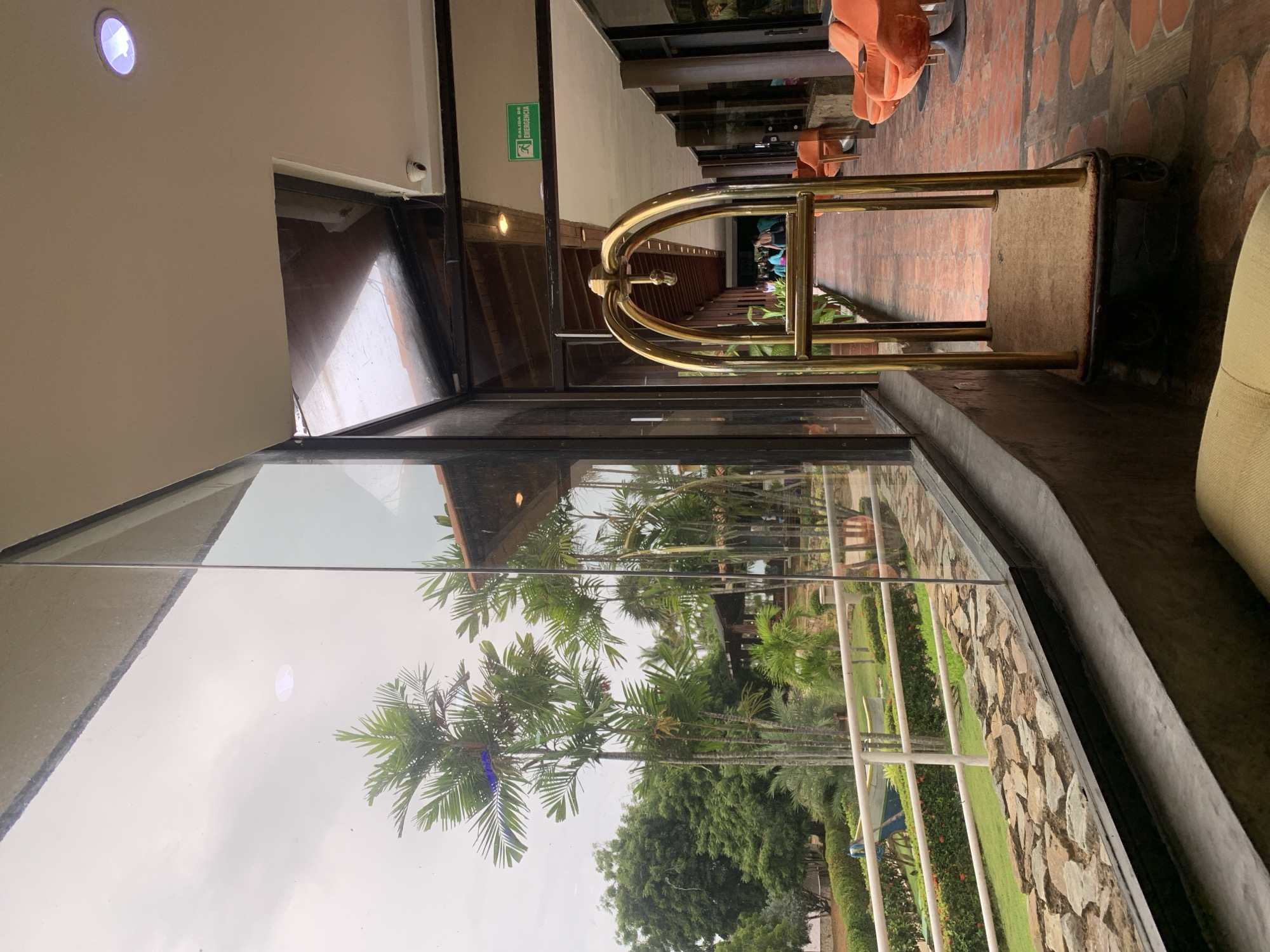 Resort guest documents hour at Playa El Agua tropical hotel