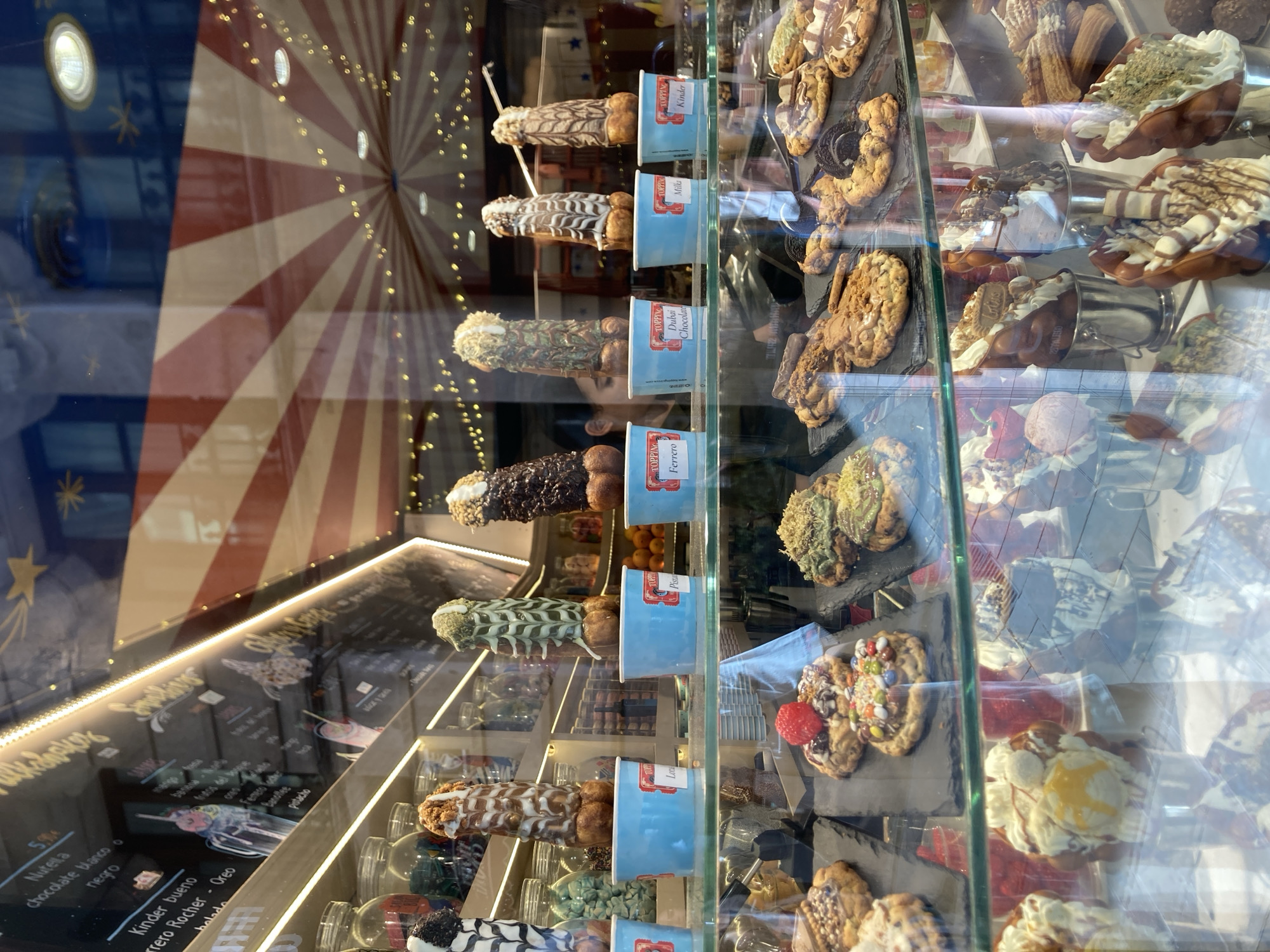 Midday stroll through Barcelona's Gothic Quarter shops and streets