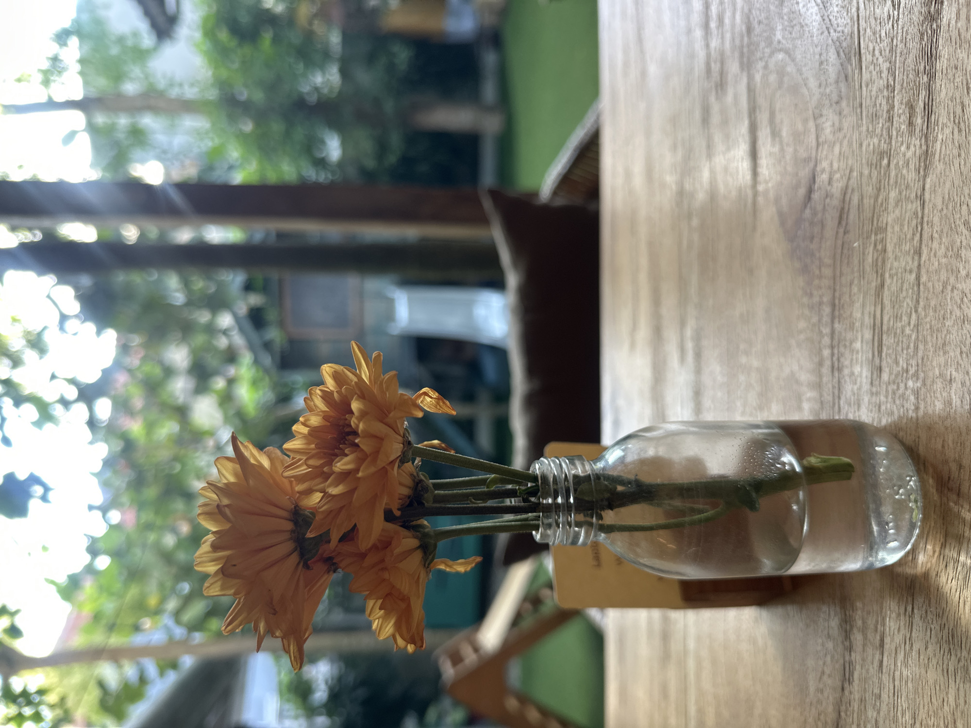 Laid-back Mengwi café with outdoor play area and flowers