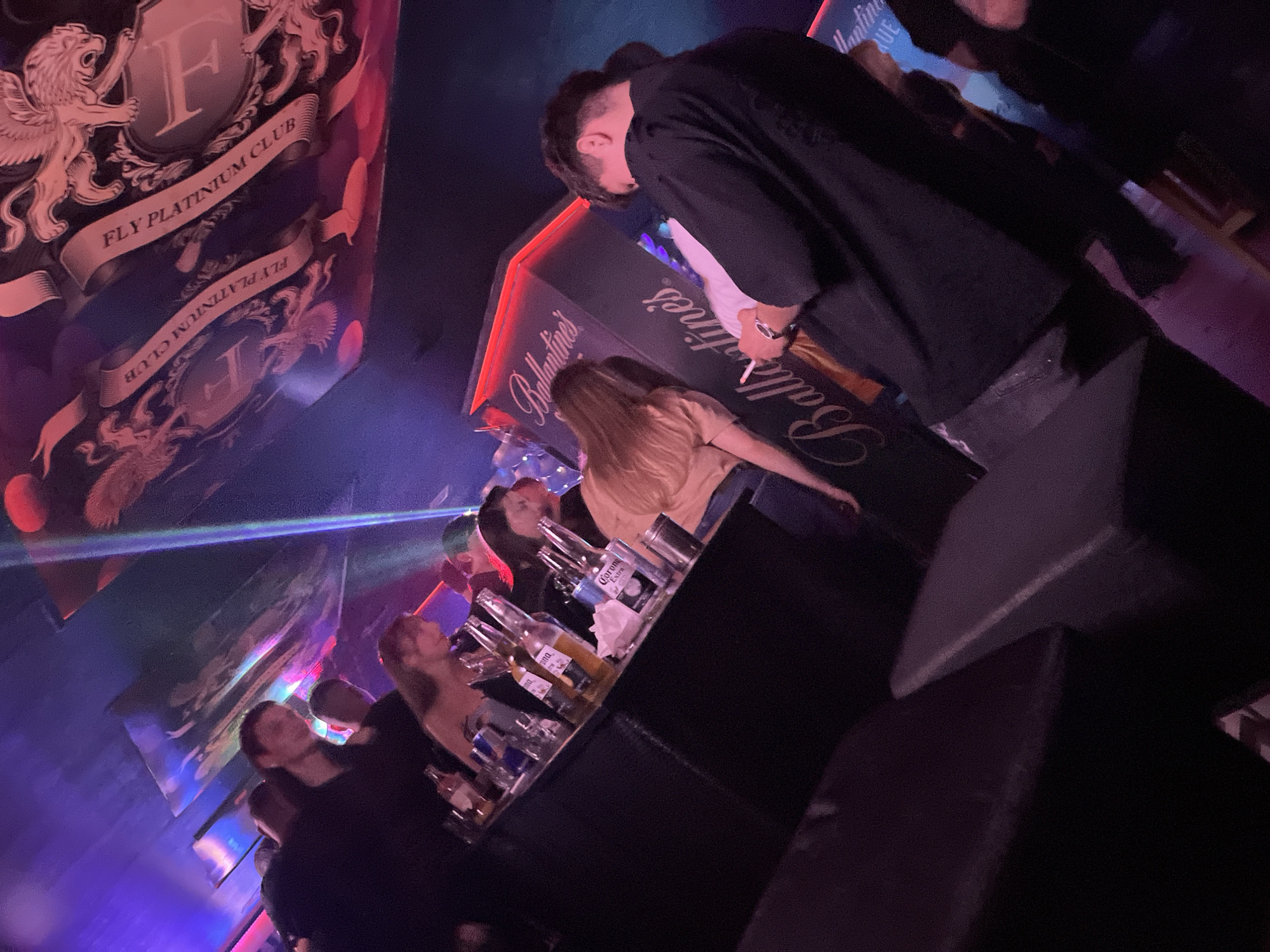 Crowded night scene captured at Fly Platinum Club, Nova Zagora
