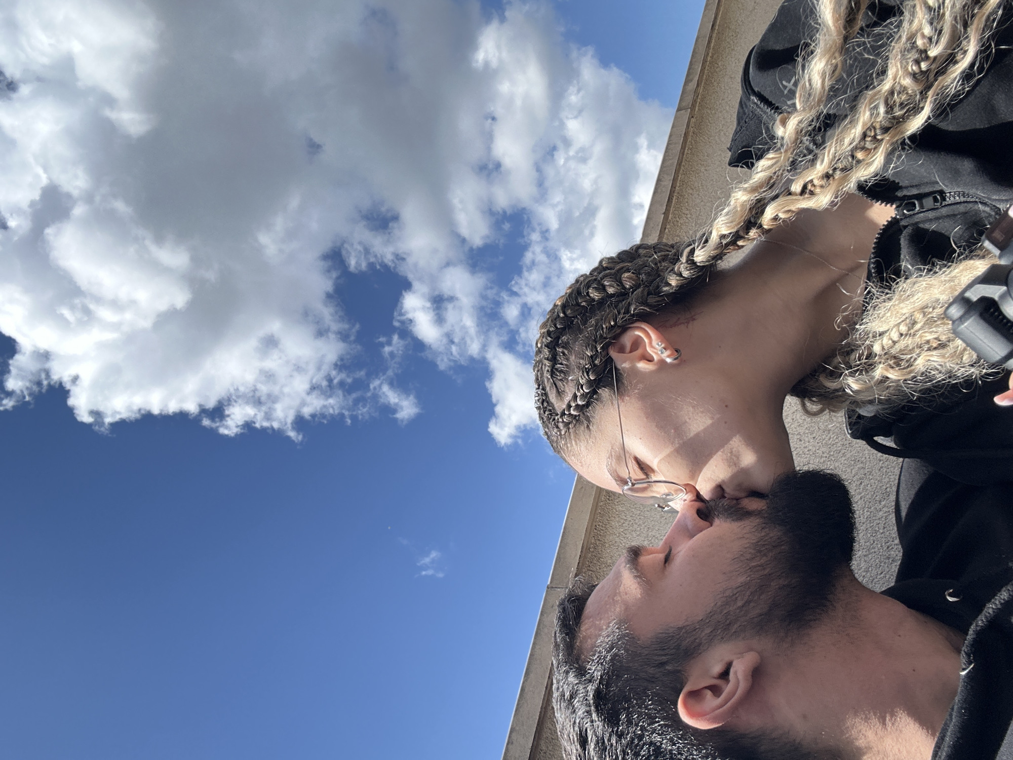 Couple photographs intimate moments in Varna, Bulgaria