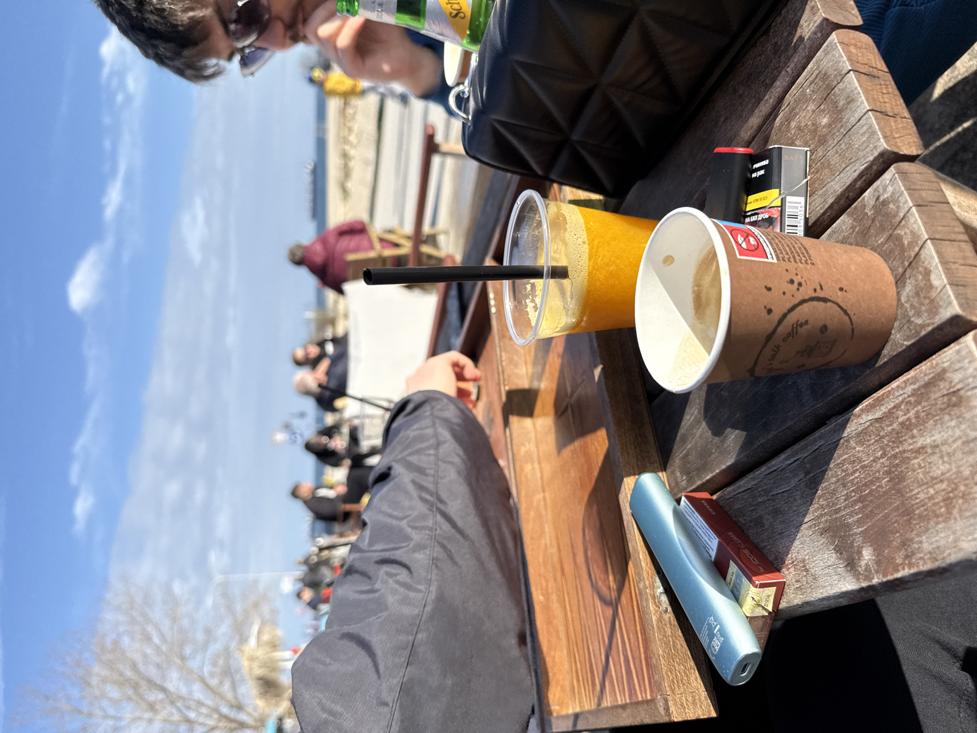 Leisurely afternoon coffee outing along Varna's Black Sea coastline