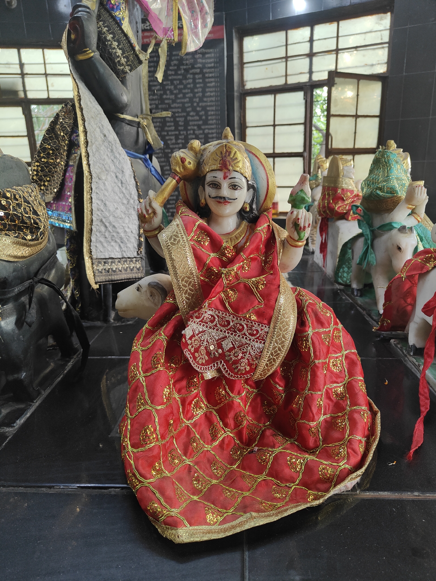 Hindu temple visit in Gurgaon, shrines and surroundings